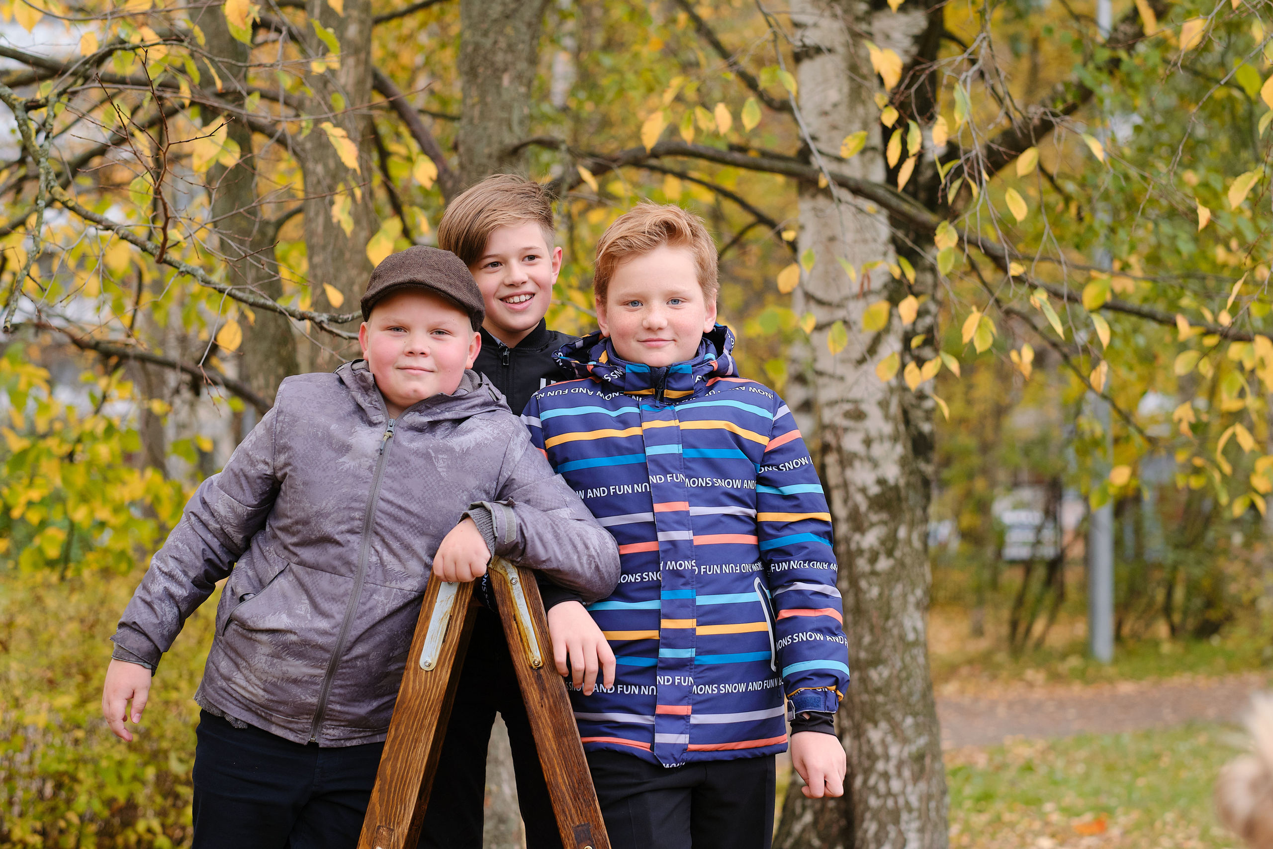 Осенняя фотосъёмка 5 класса