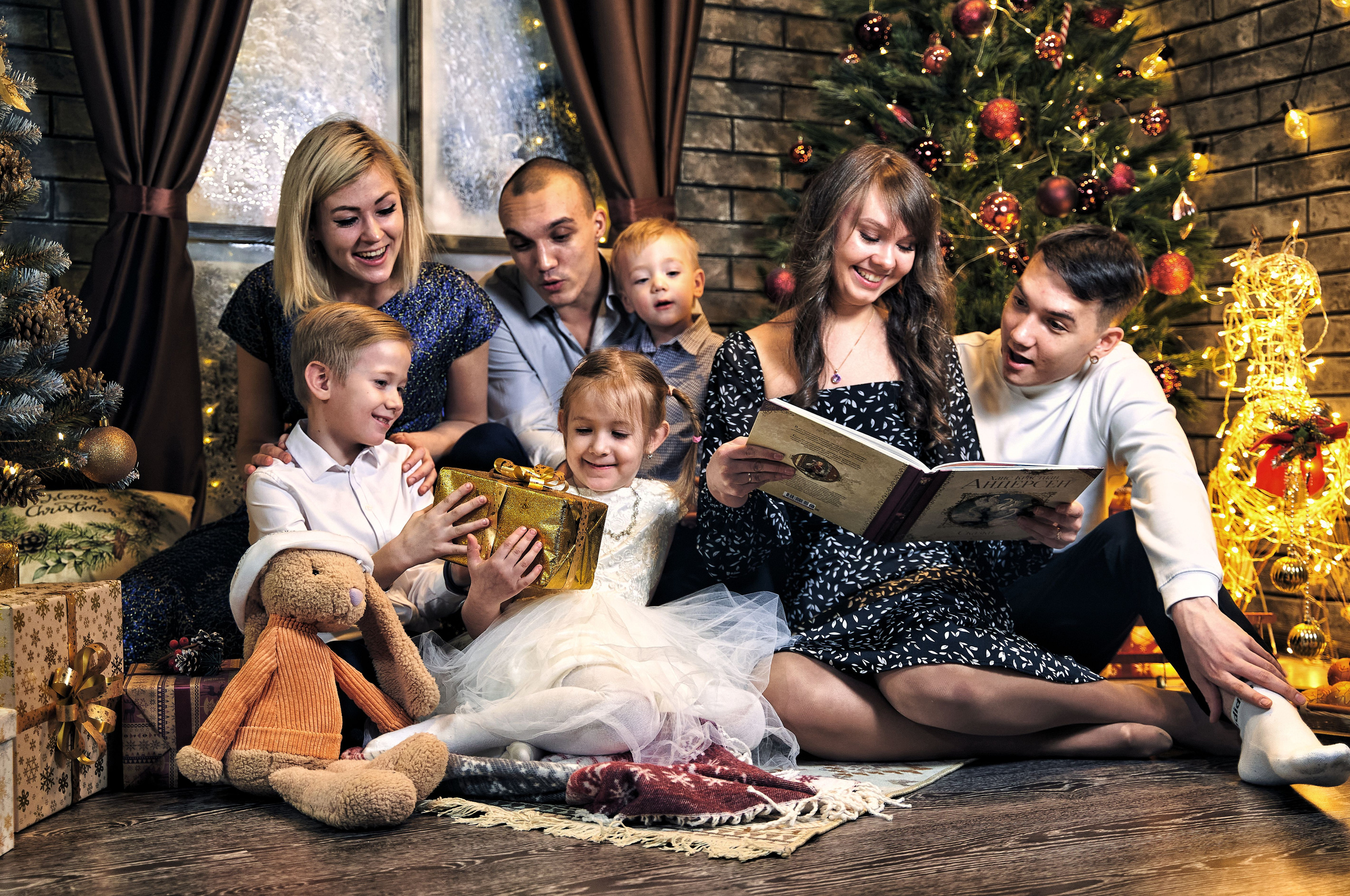 Новогодняя семейная. Фотограф Сергей Чернов Норильск