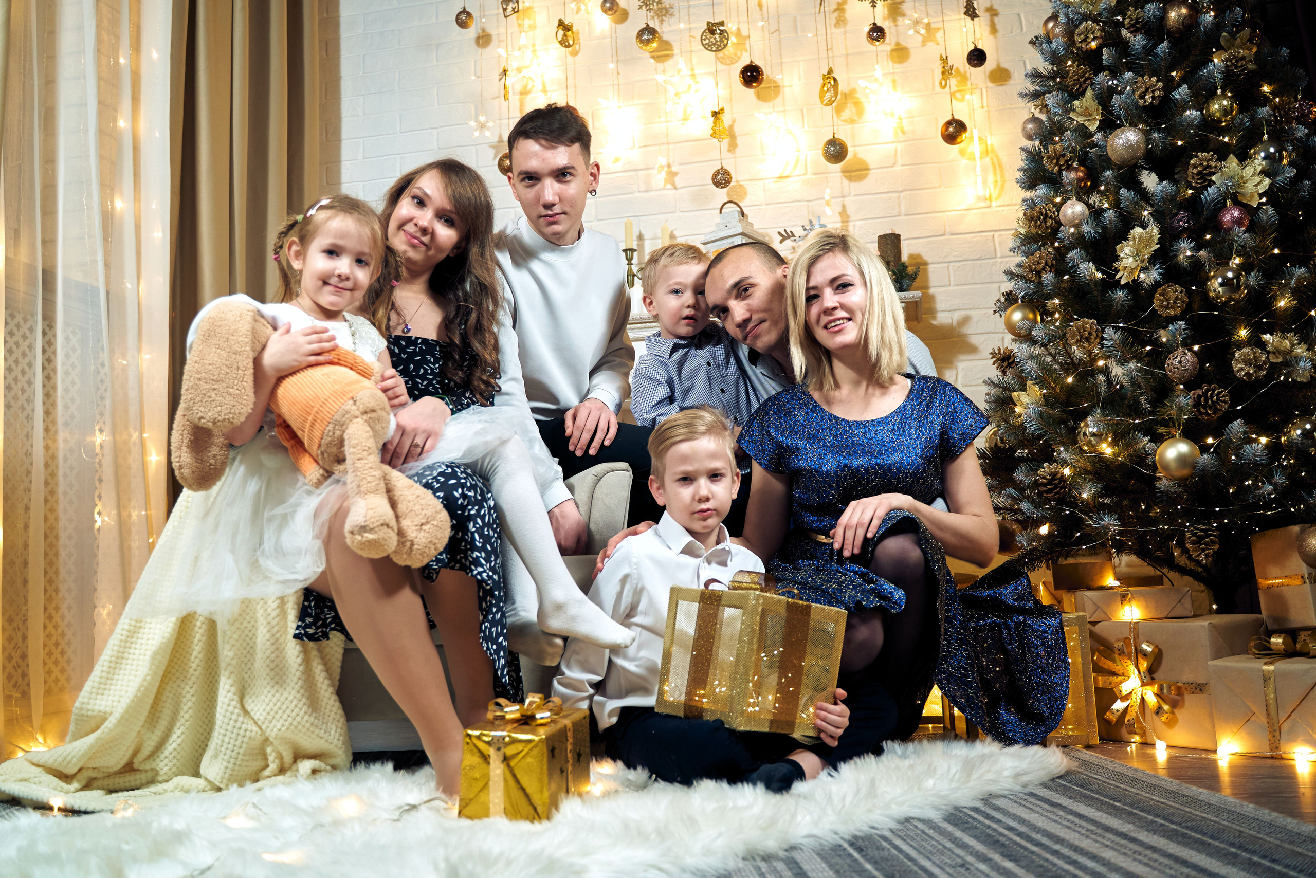 Новогодняя семейная. Фотограф Сергей Чернов Норильск