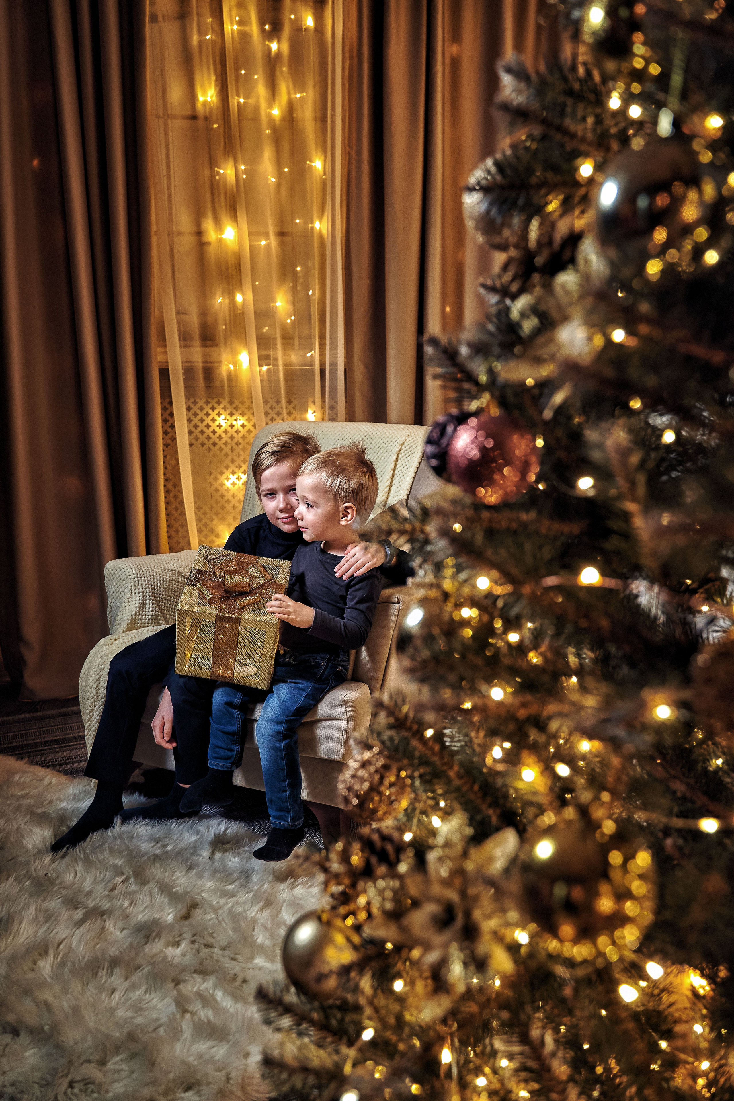 Новогодняя семейная. Фотограф Сергей Чернов Норильск