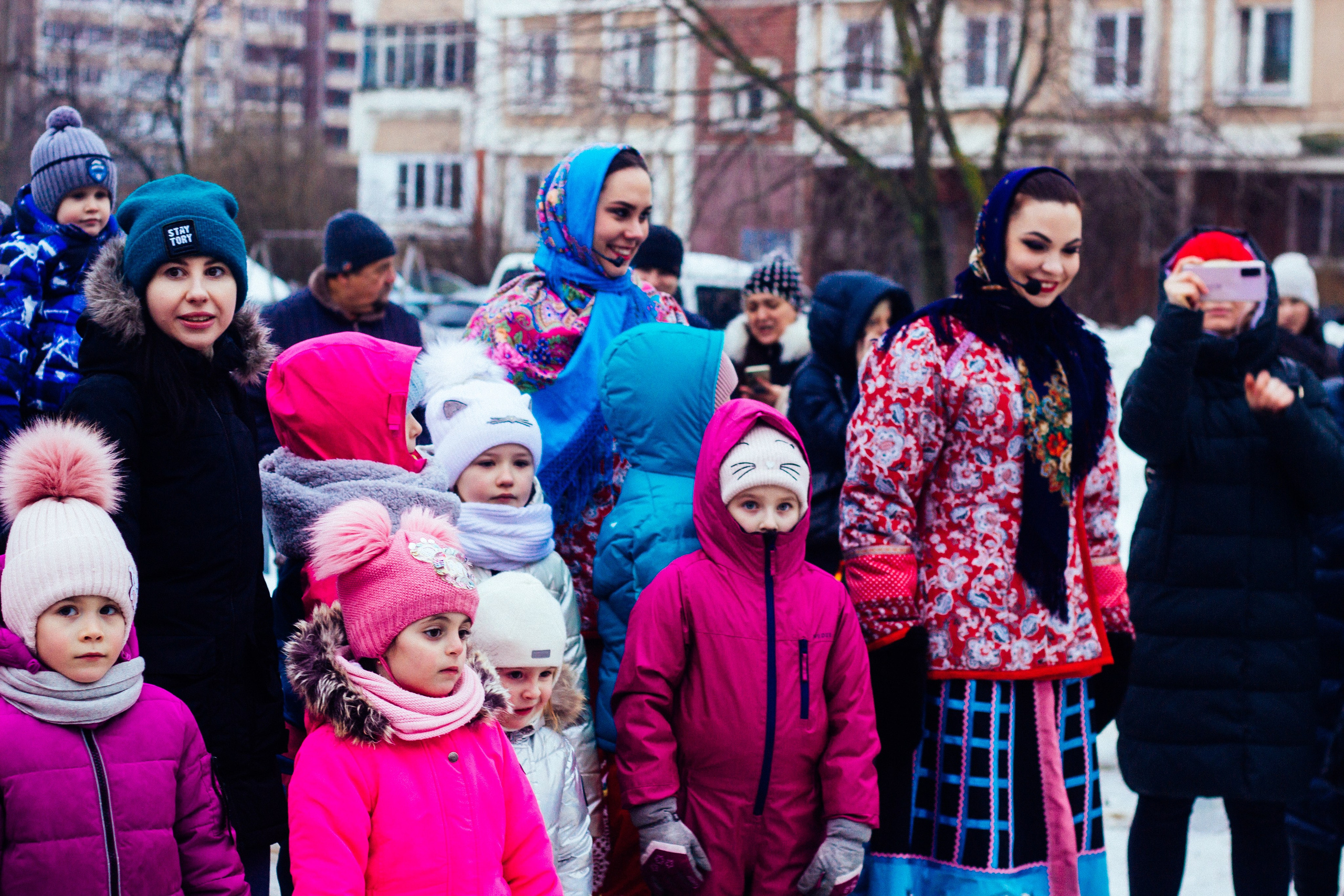 Дворовая ёлка. Детский и семейный фотограф, фотограф мероприятий Нижний Новгород