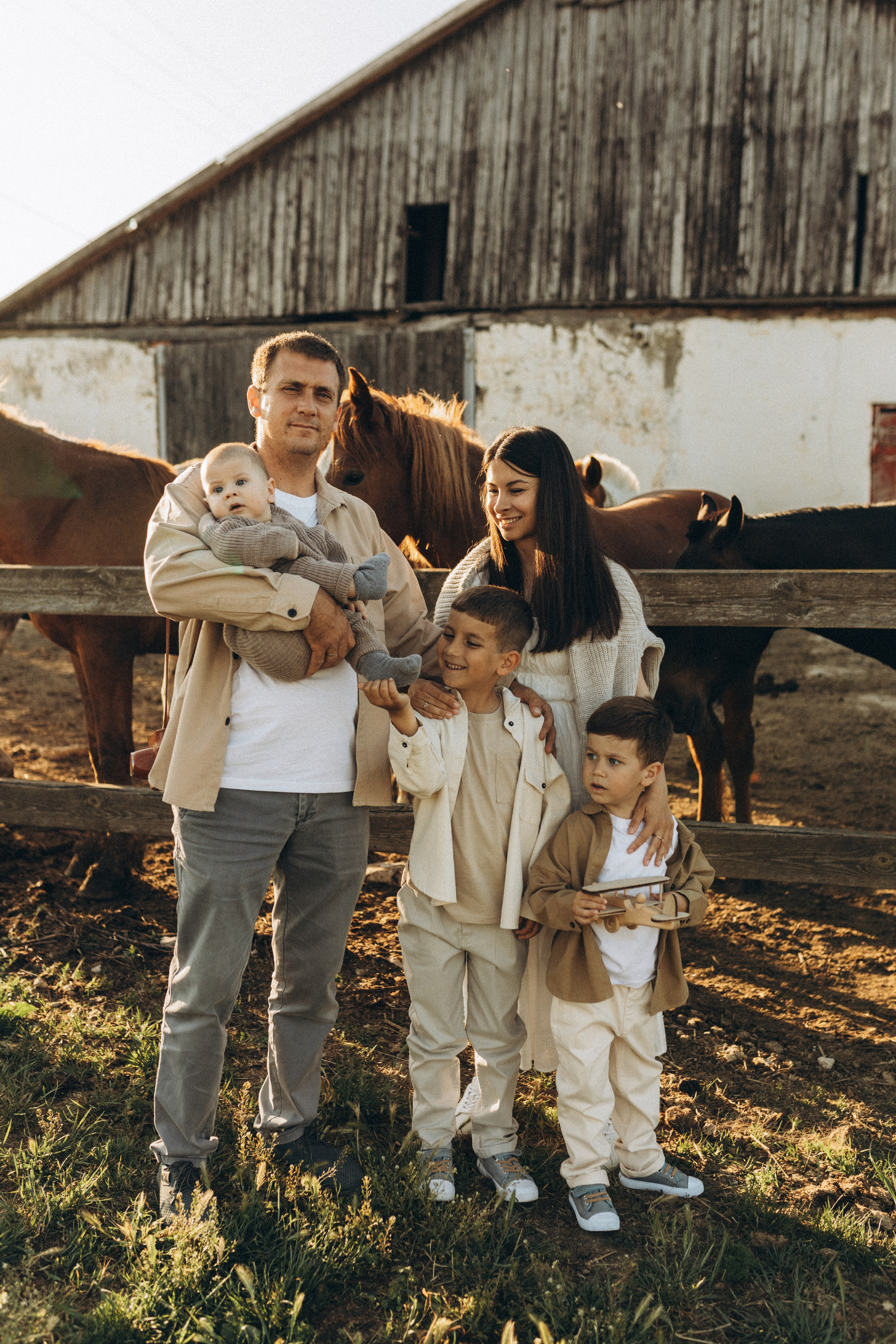 Закат на ферме. Семейный фотограф в Новороссийске и Анапе Александра Яковлева