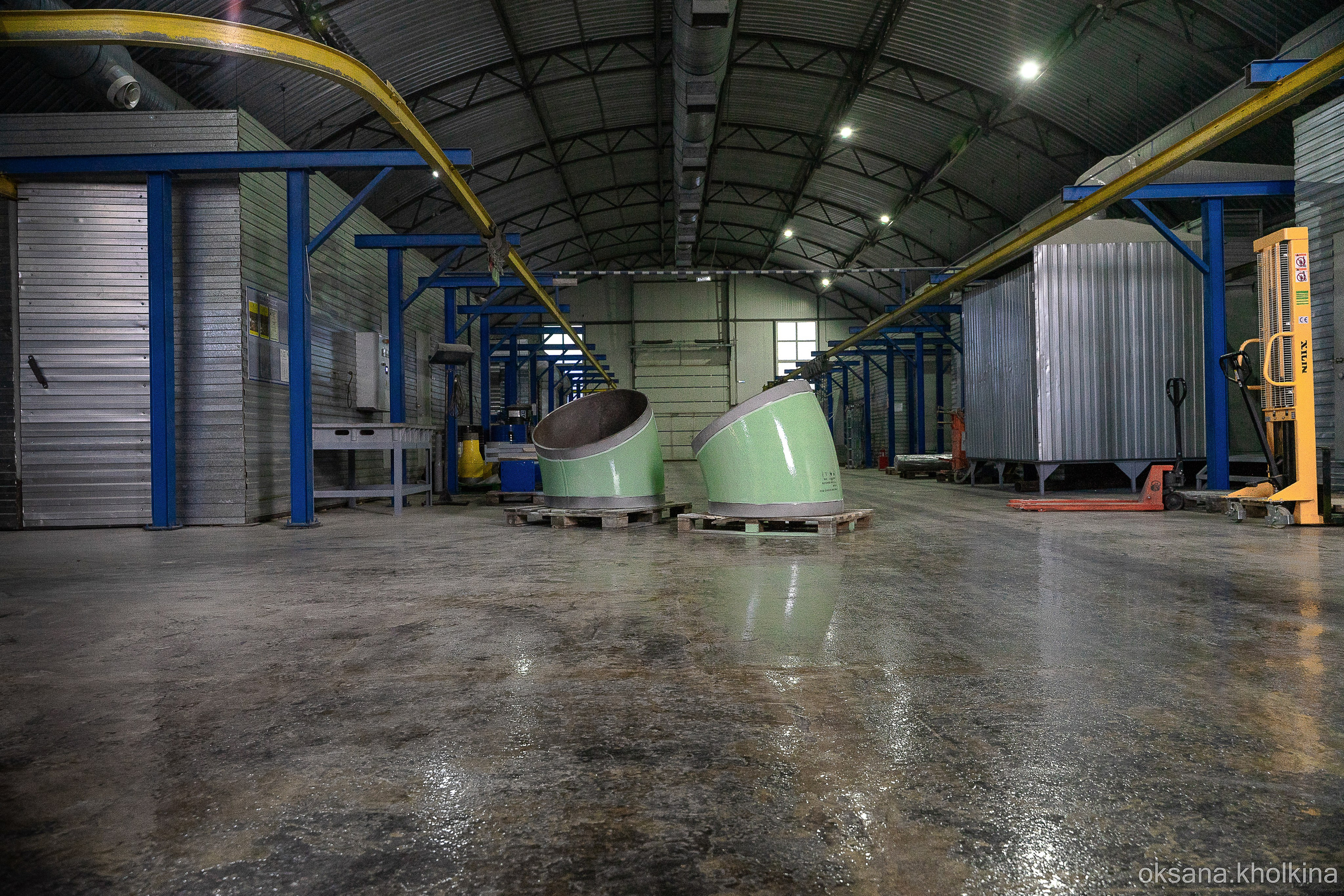 Съёмка промышленных помещений, панорама