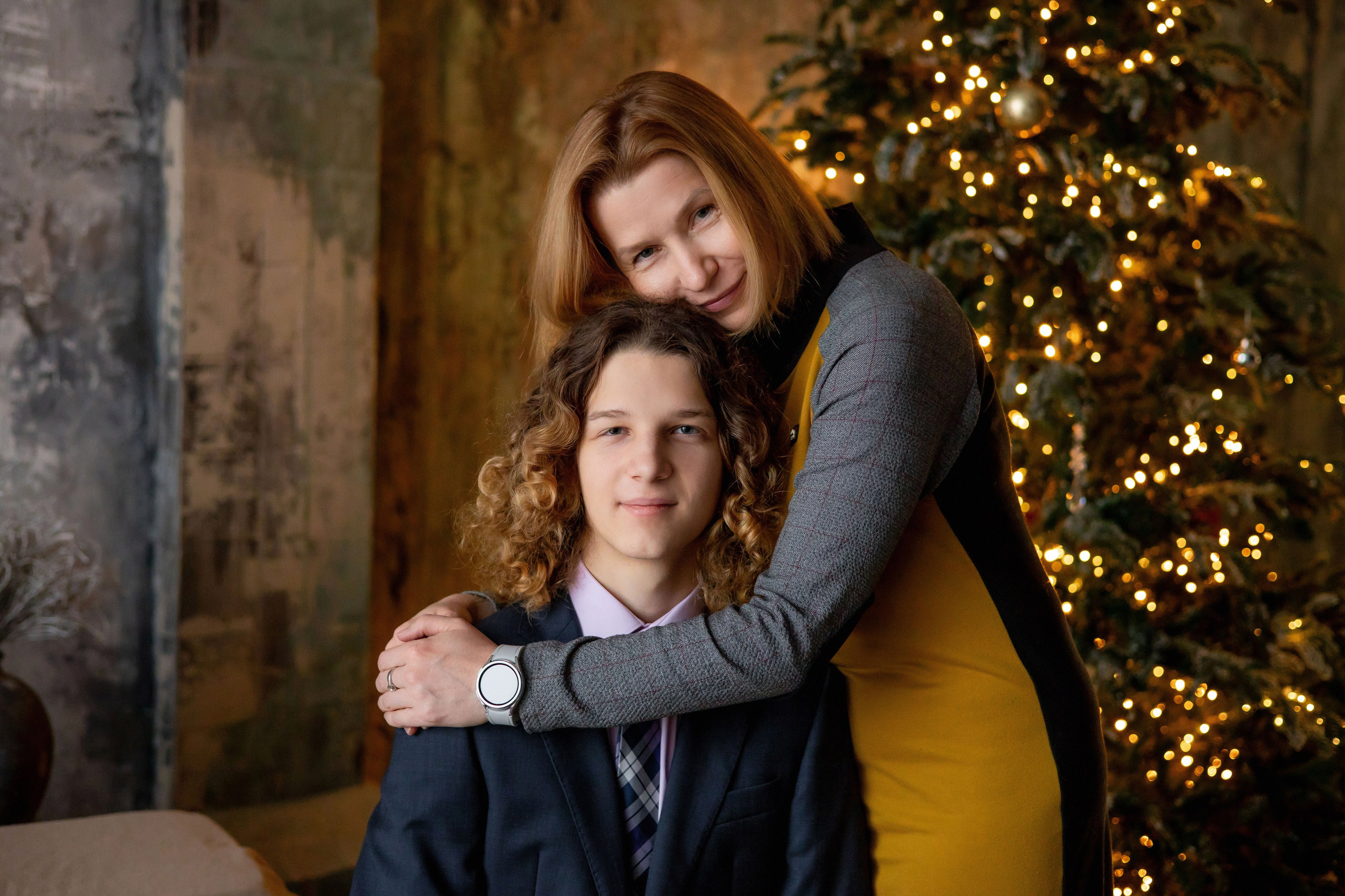 Новогодняя фотосессия для большой семьи. Семейный фотограф в Москве