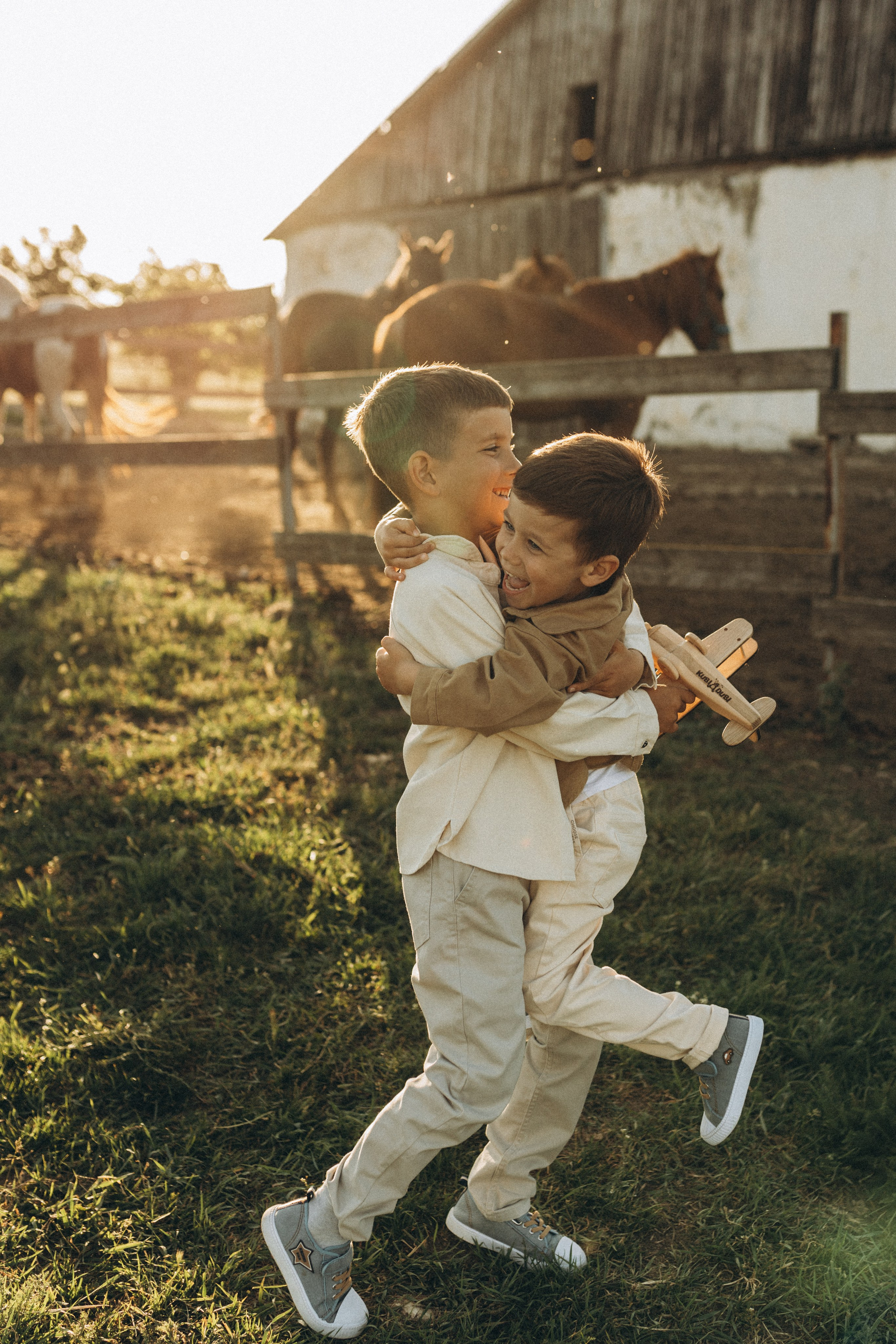 Закат на ферме. Семейный фотограф в Новороссийске и Анапе Александра Яковлева