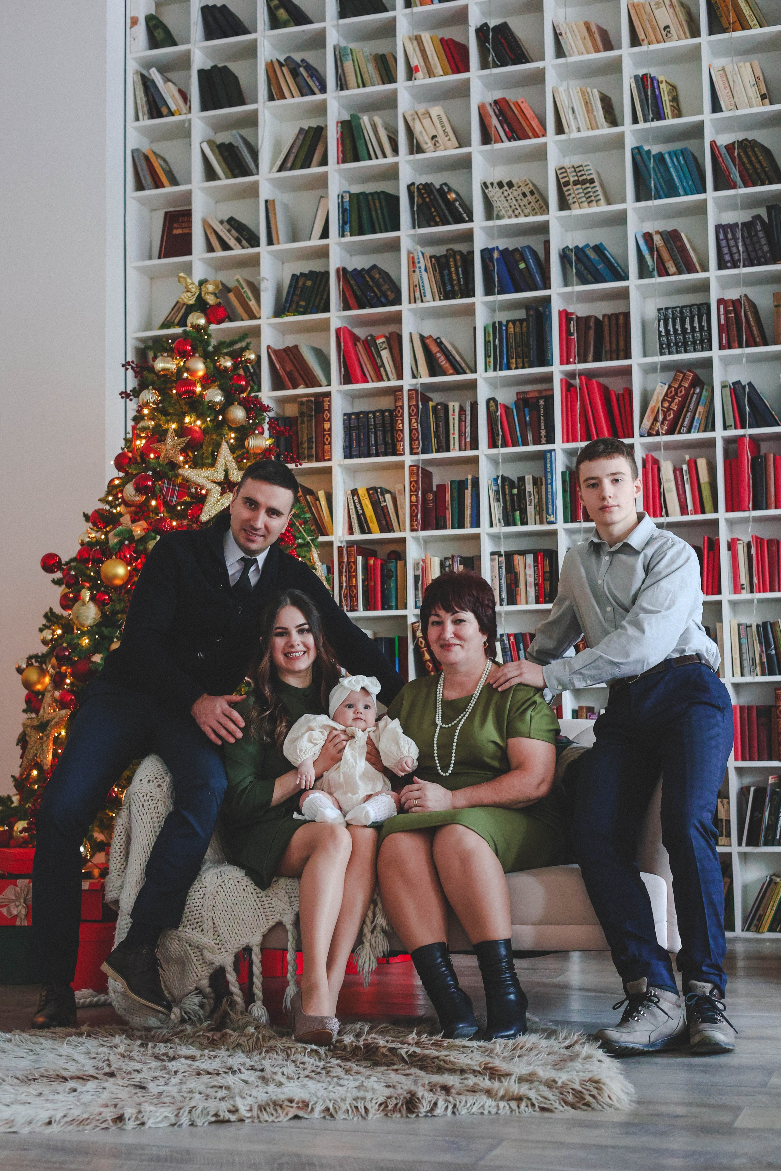 Новогодняя история «Светлана и ее семья». Фотограф в Москве Анастасия Калинина