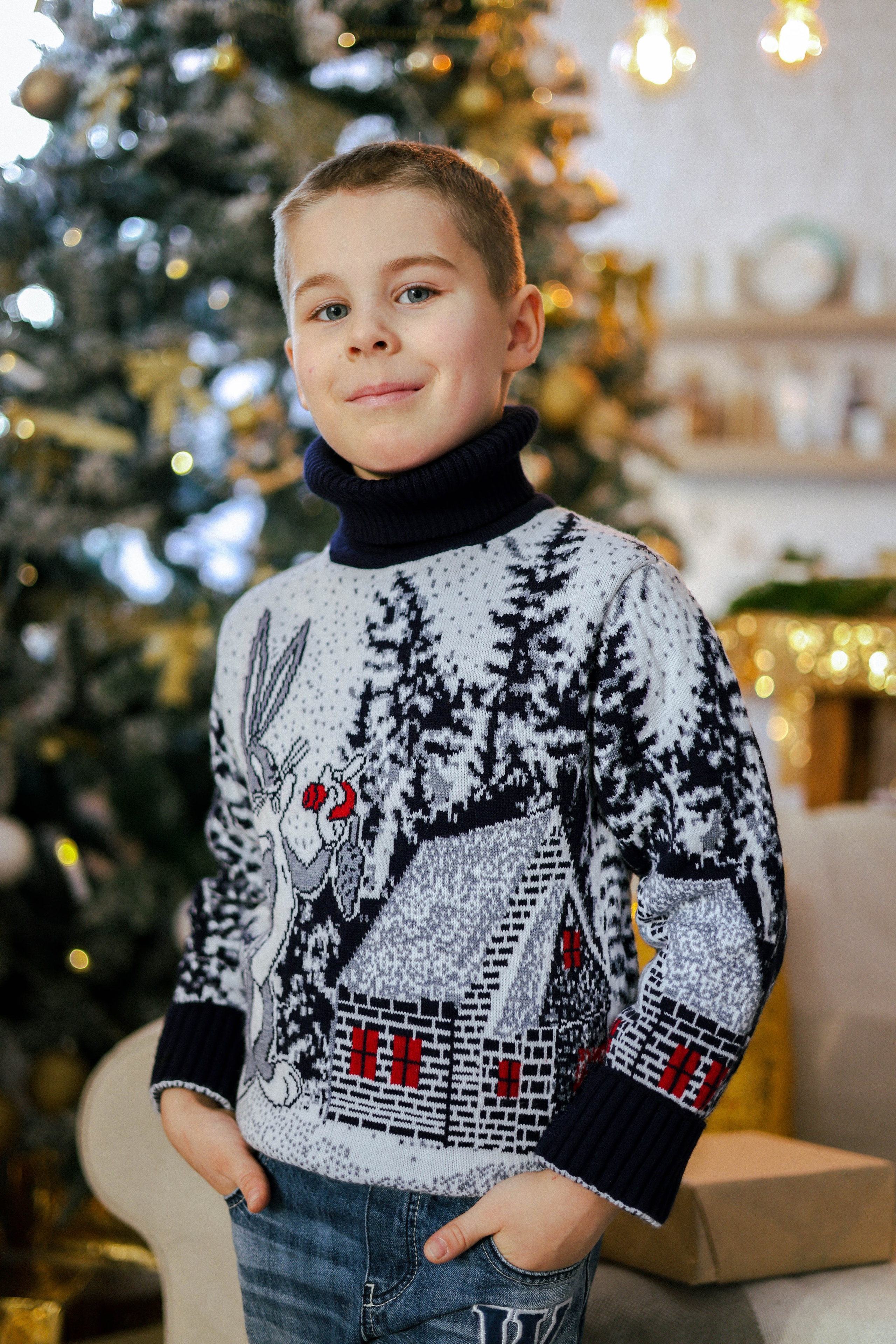 Новогодняя история «Нелля и ее семья». Фотограф в Москве Анастасия Калинина