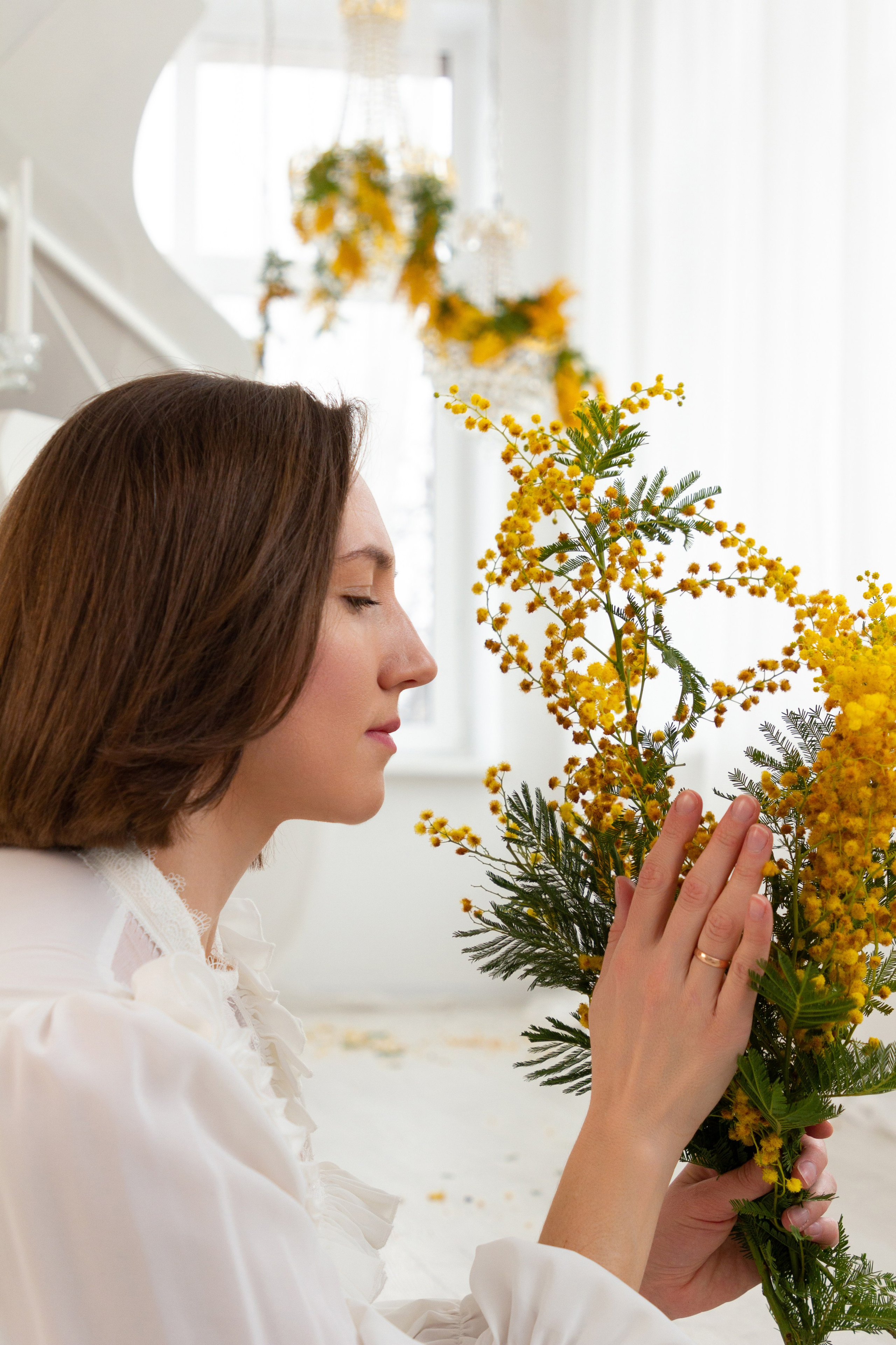 Фотодень с мимозой. Портретный и семейный фотограф в Санкт-Петербурге Ульяна Жукова