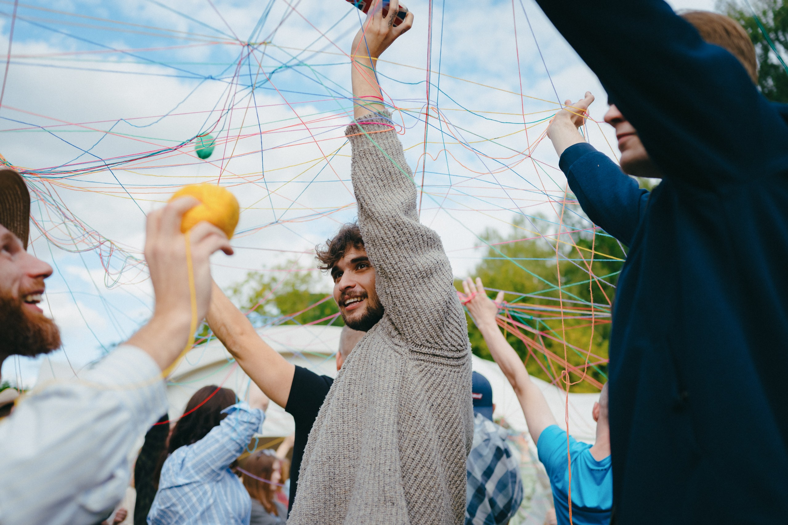 Корпоратив летом под открытым небом. Komonev