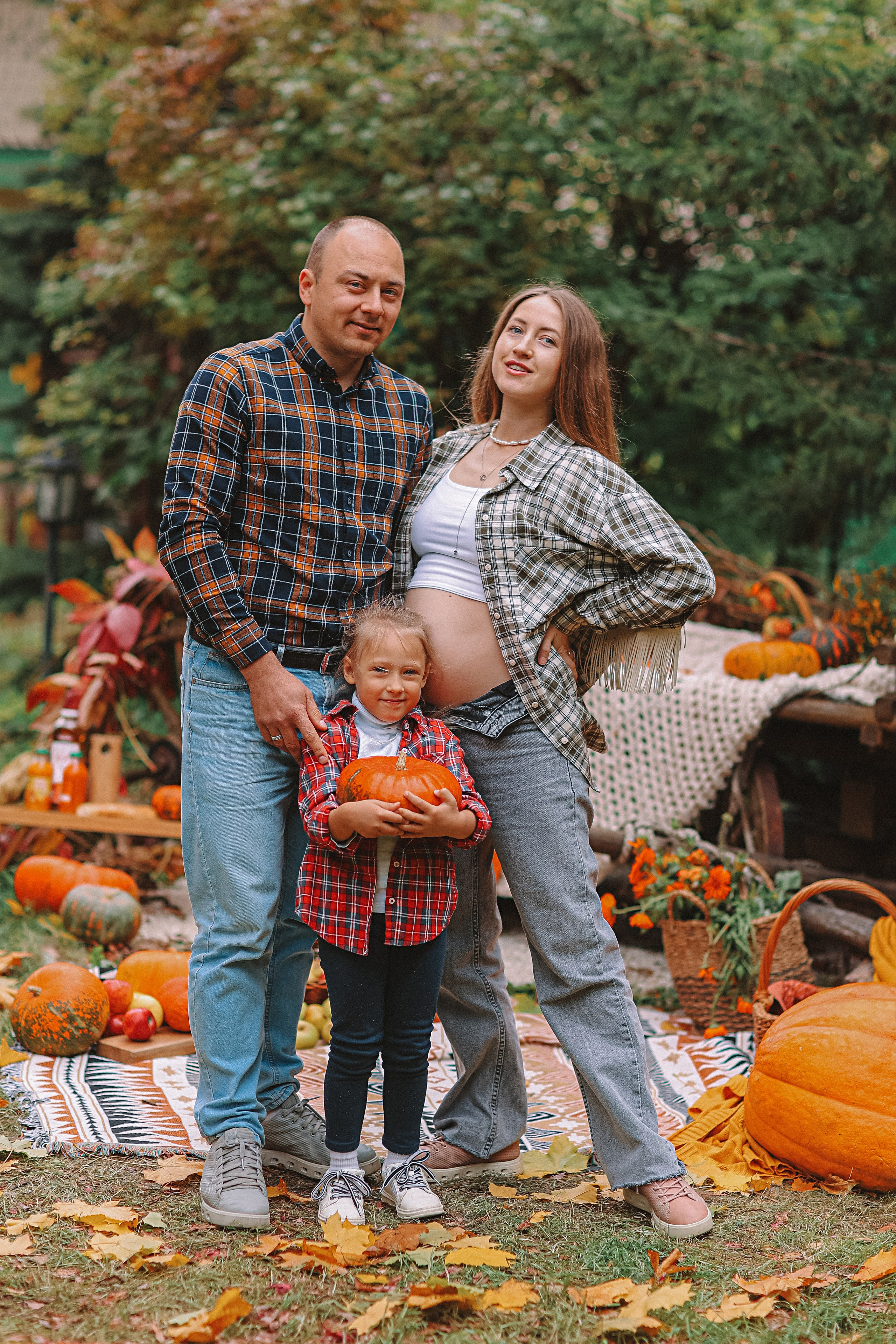 Тыквы. Семейный фотограф Тюмень, фотограф на роды Салмина Мария