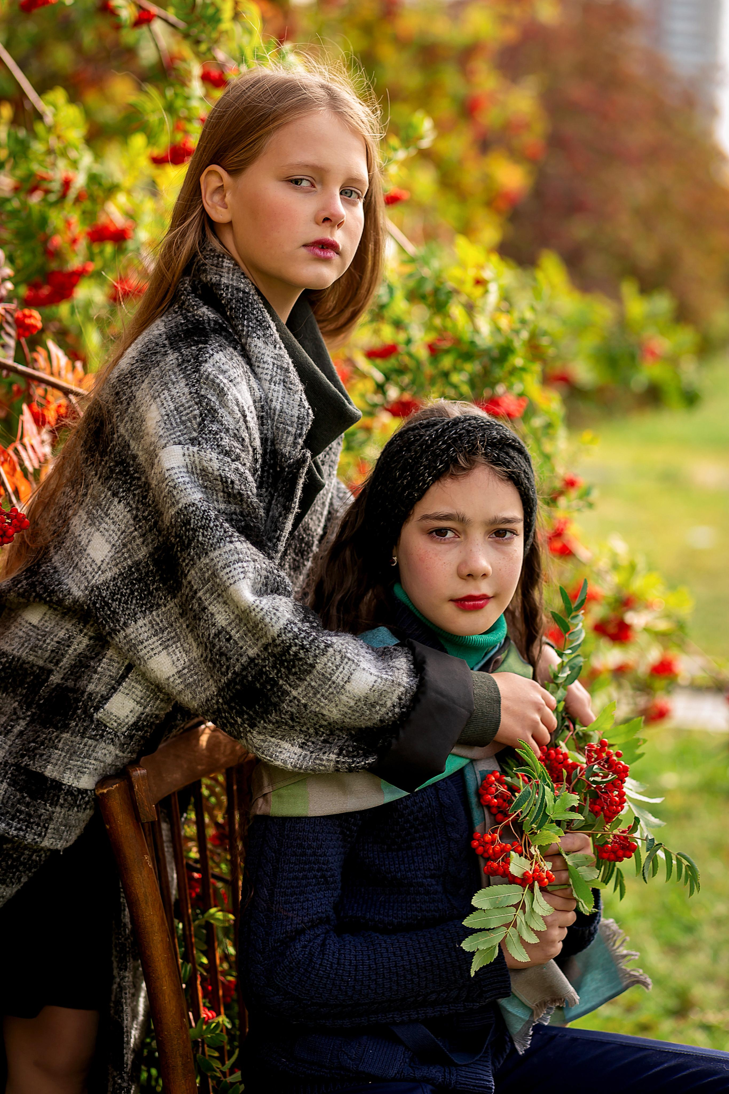 Осенний проект «В рябине» Happy Kids Екб. Детский и семейный фотограф Yulia Moon