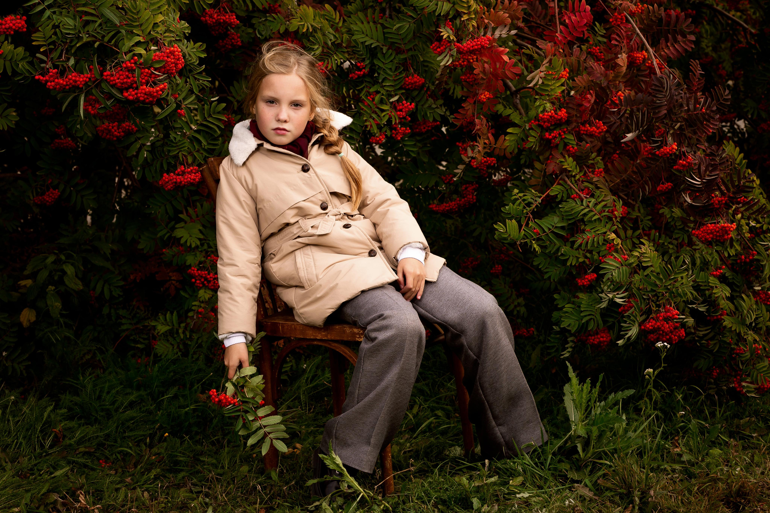 Осенний проект «В рябине» Happy Kids Екб. Детский и семейный фотограф Yulia Moon