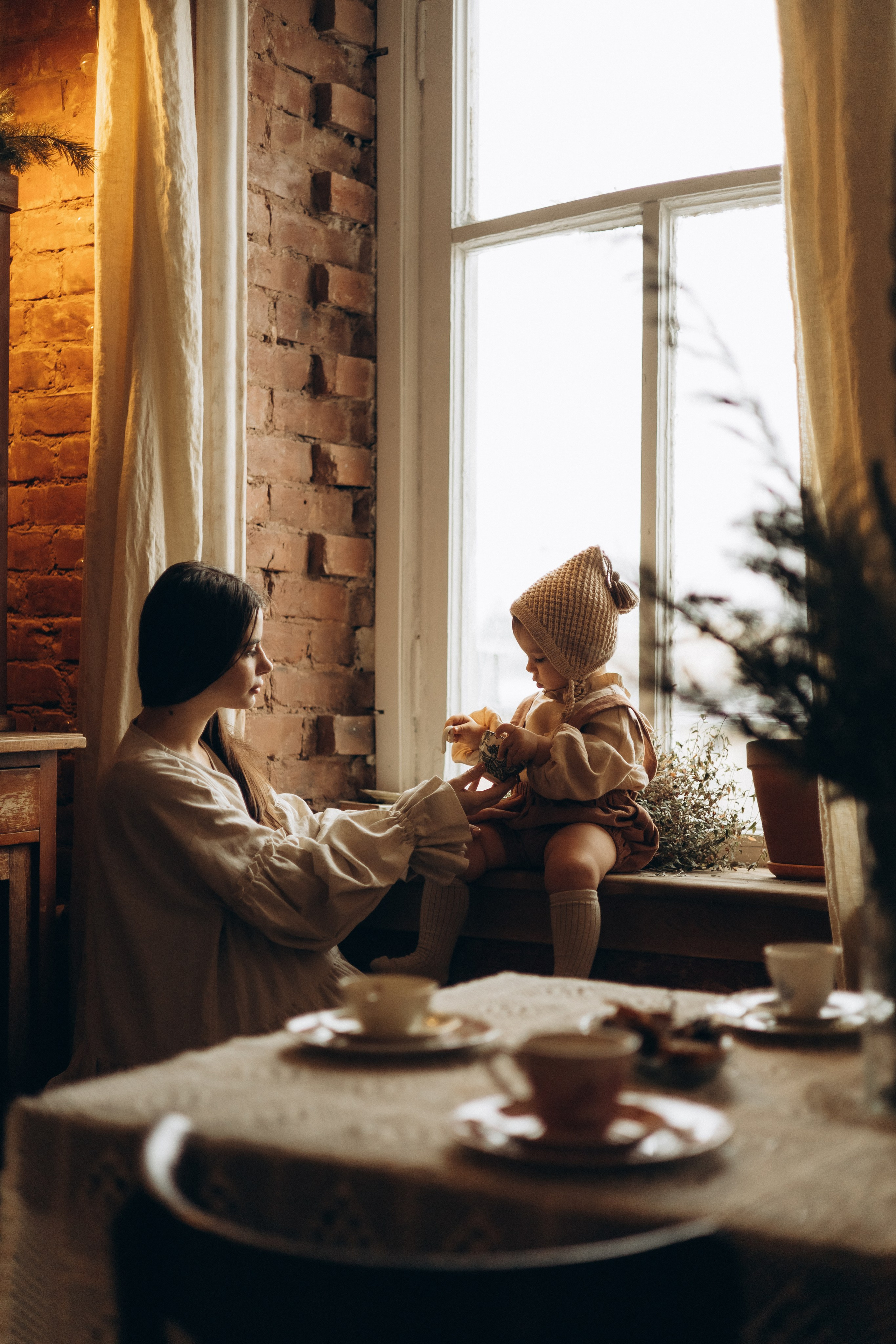 Валя и малышка Ева. Семейный, домашний, ньюборн фотограф Москва Цветкова Елизавета
