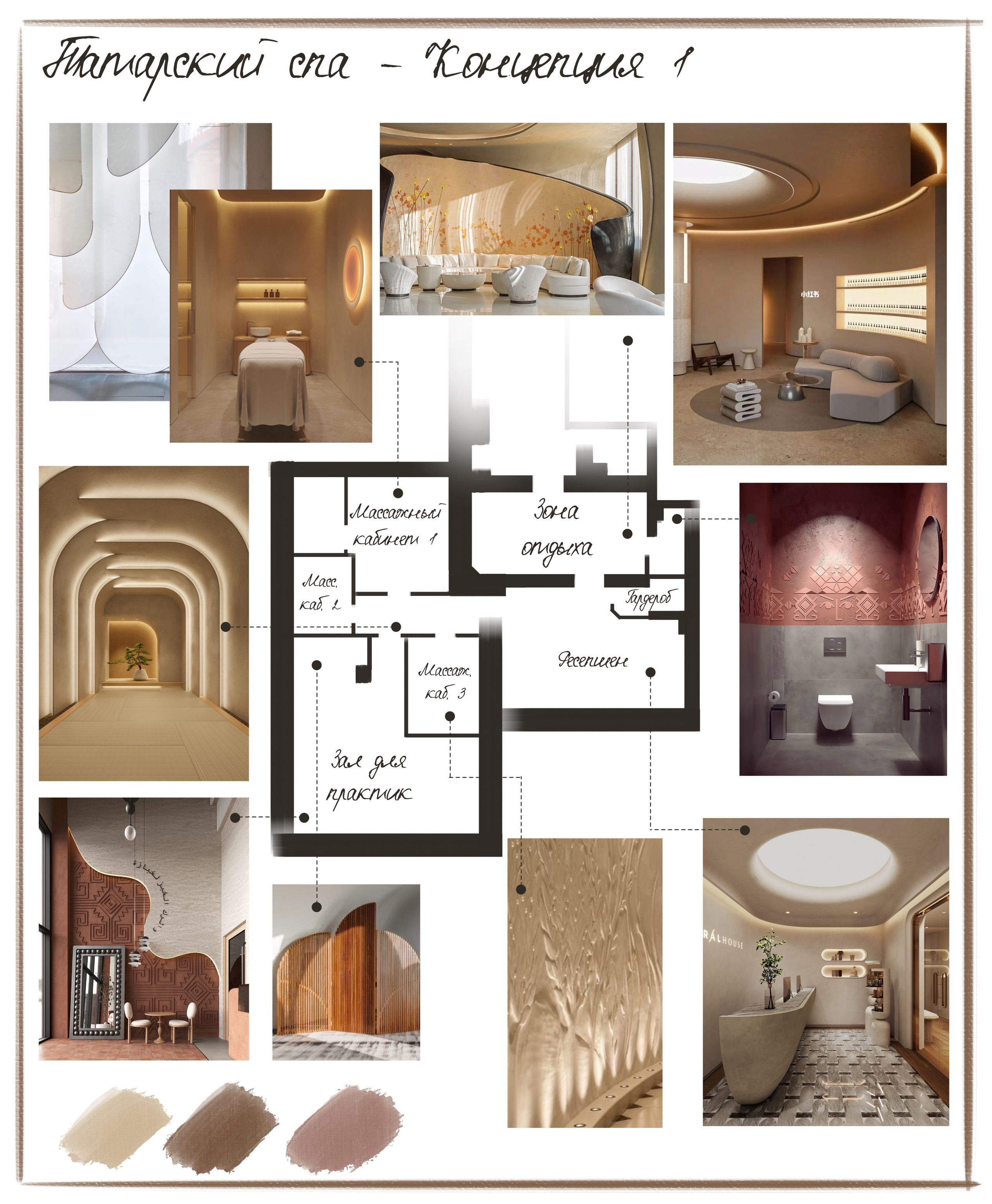 Спа (дизайнеры Ирма Чигарова и Лидия Ефремова). Дизайн интерьеров по всему миру