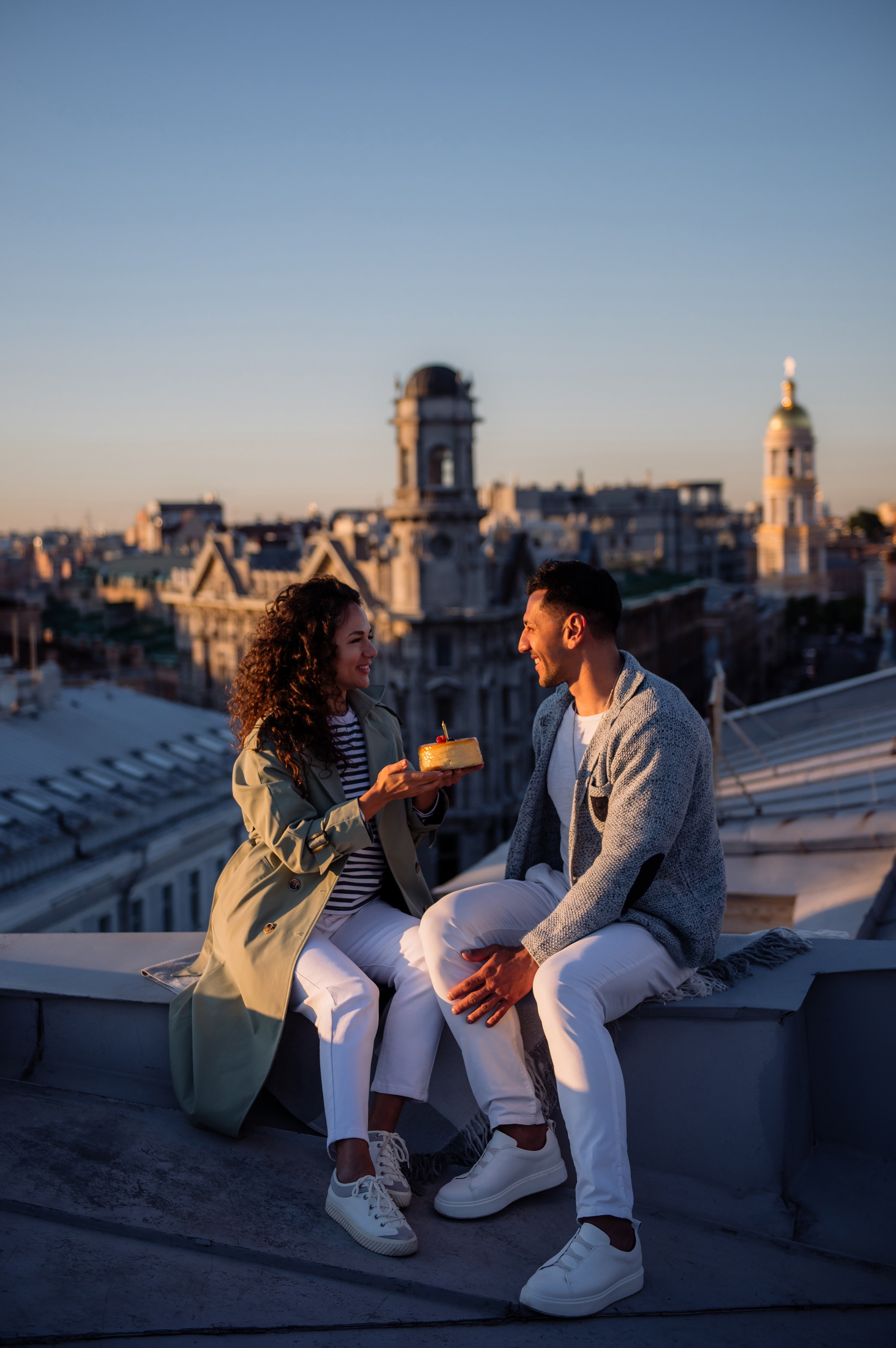 Love story на крышах Питера. Фотограф в Москве Алёна Степутенко