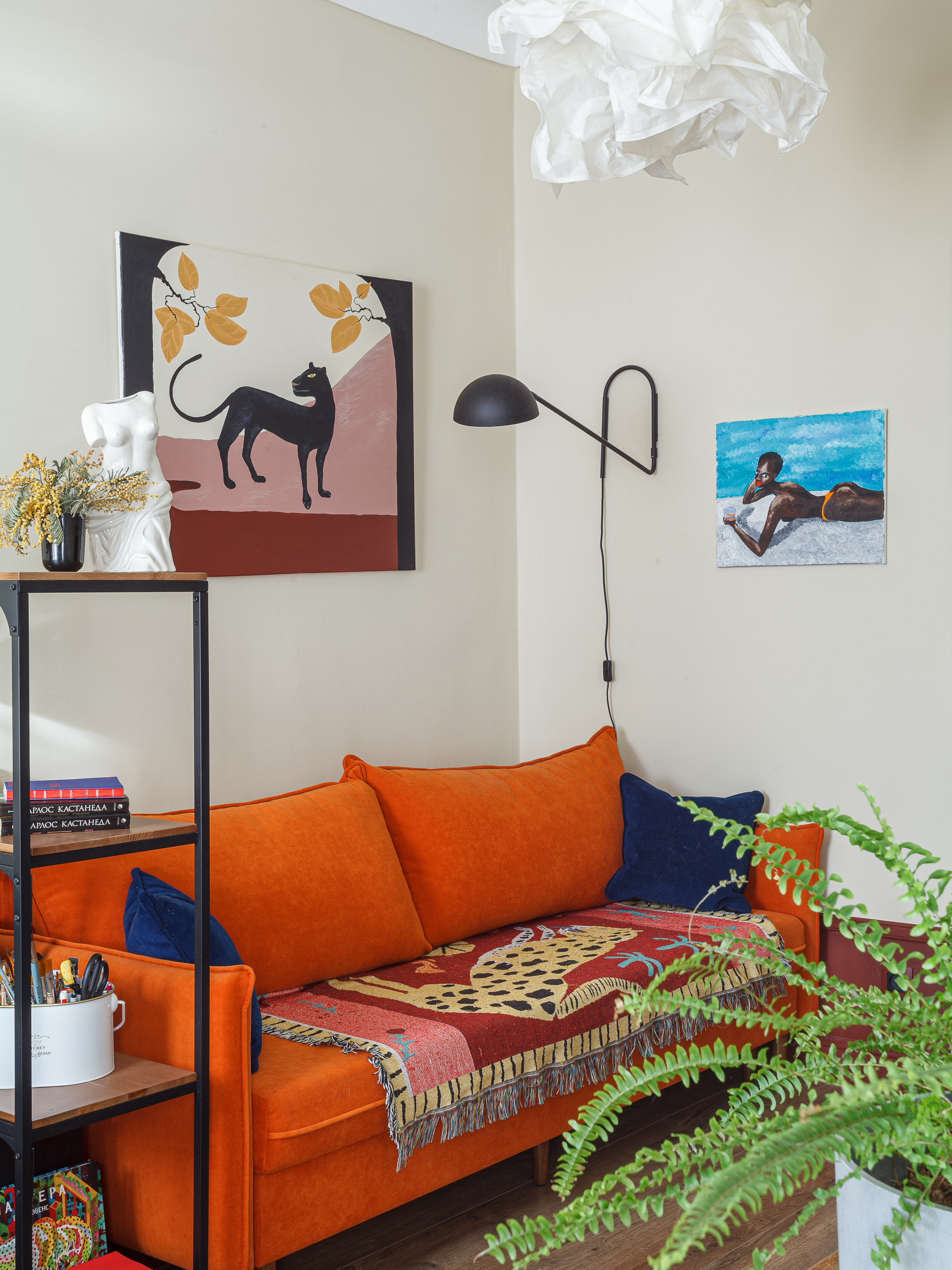 Яркая сталинка Иры Корнец. Интерьерный фотограф Дима Птицын и стилист Дарья Копылова