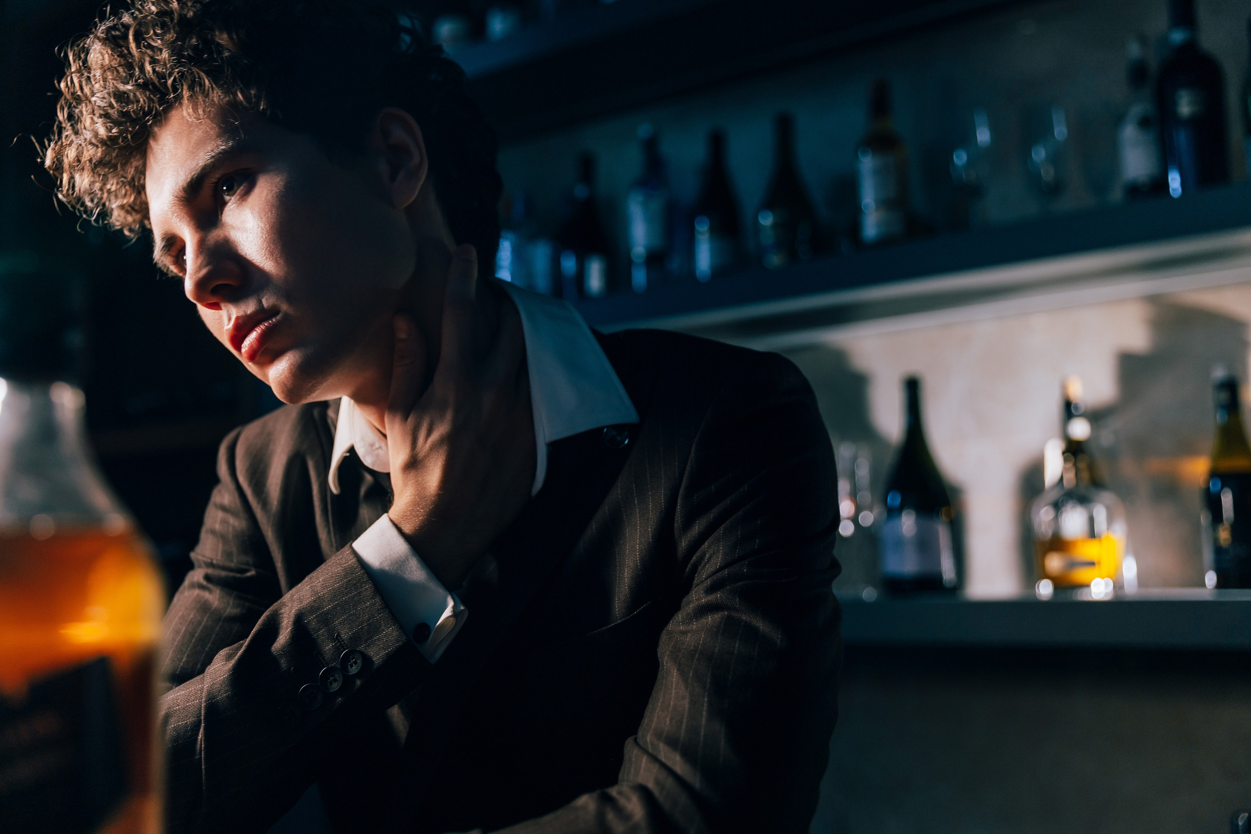 портрет в баре, fashion фотограф Казань