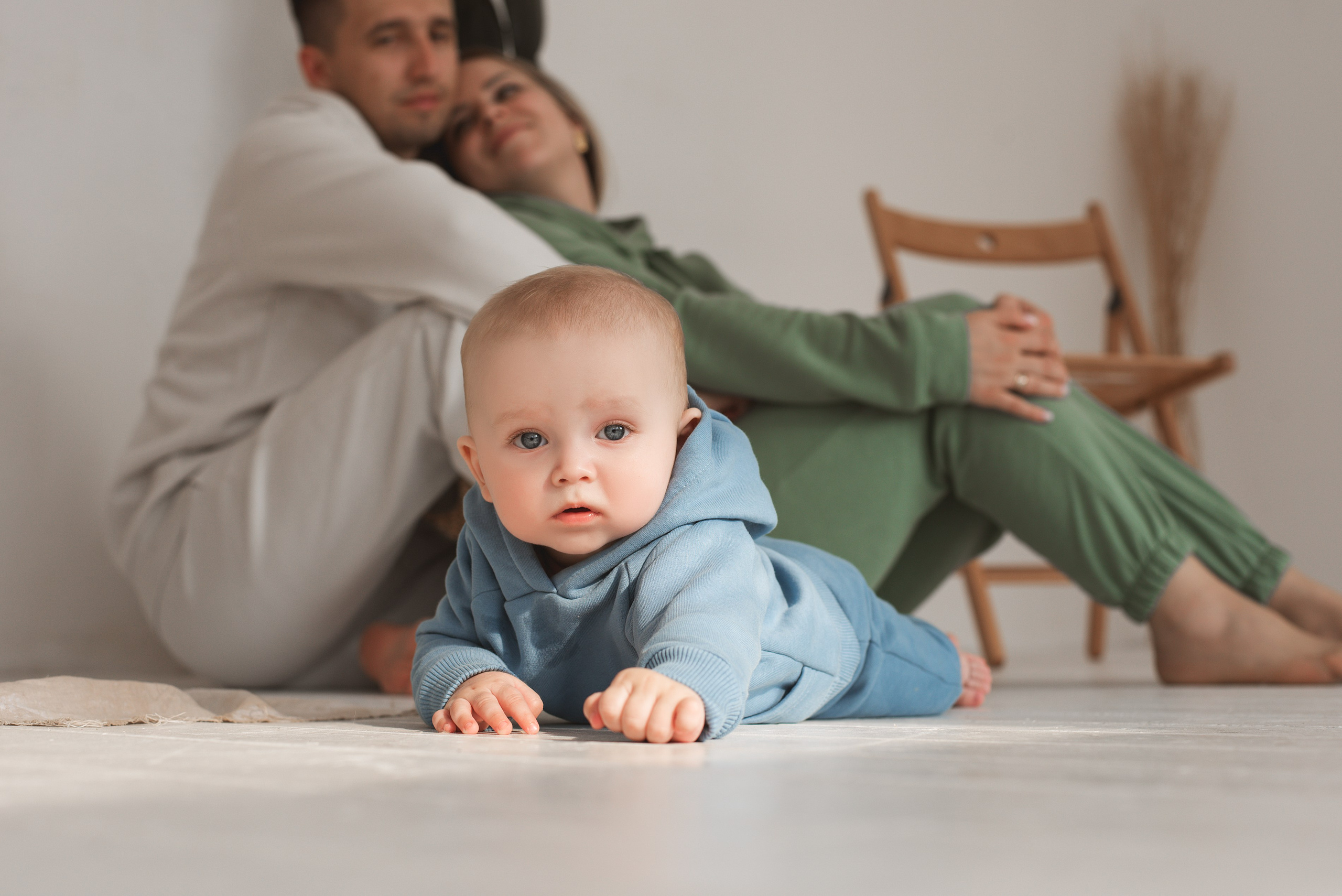 Семейная фотосессия Полина Игорь Богдан. Семейный фотограф в Южно-Сахалинске Анастасия Лимарева