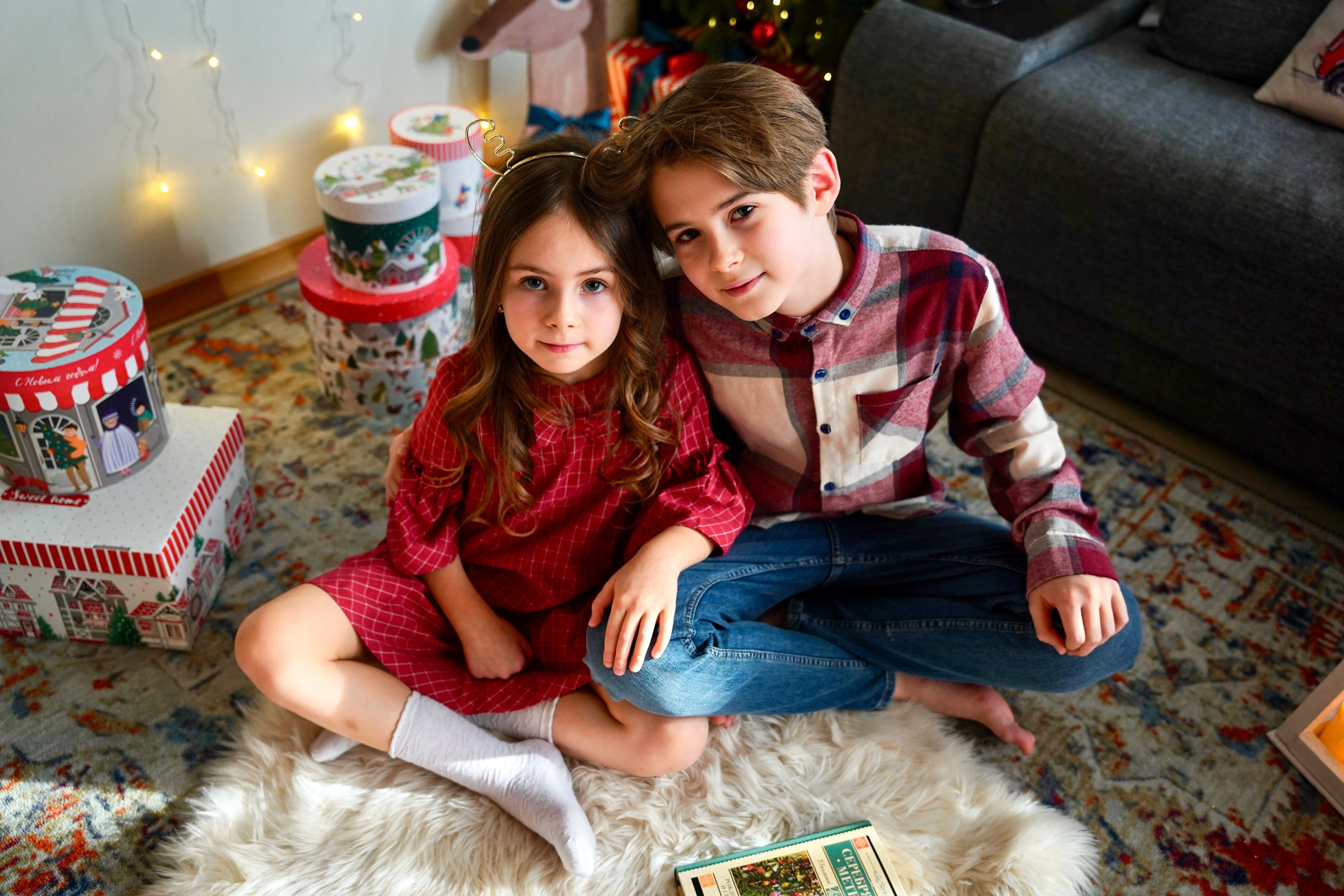 Домашний Новый год. Семейный и детский фотограф Александра Гвоздикова