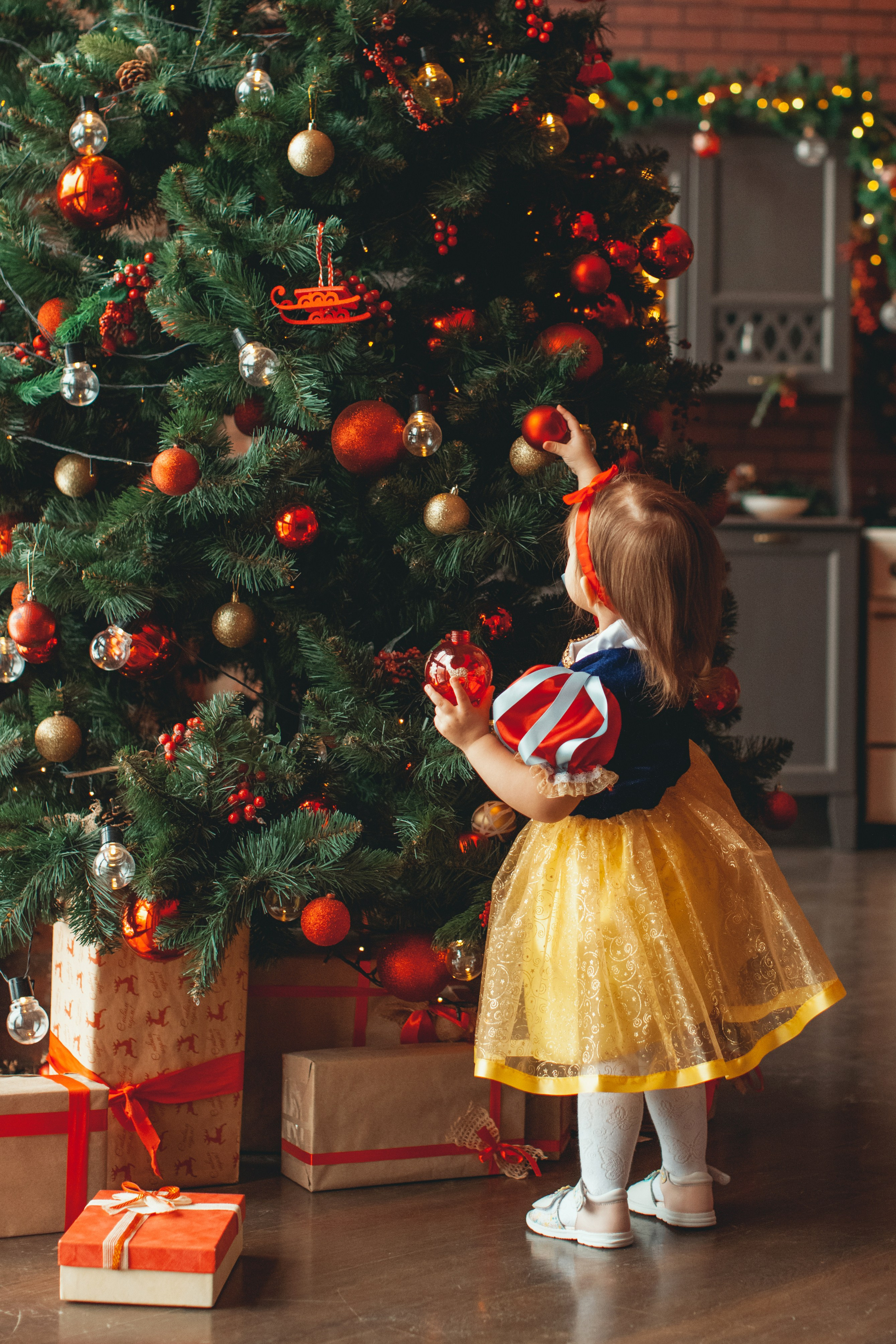 Новогодняя семейная фотосессия в студии. Фотограф Ольга Ефремова