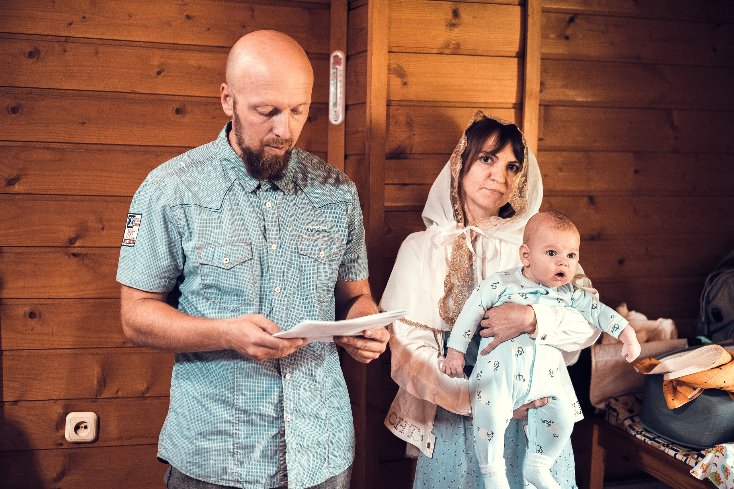 Крещение Павла. Семейный и детский фотограф Москва