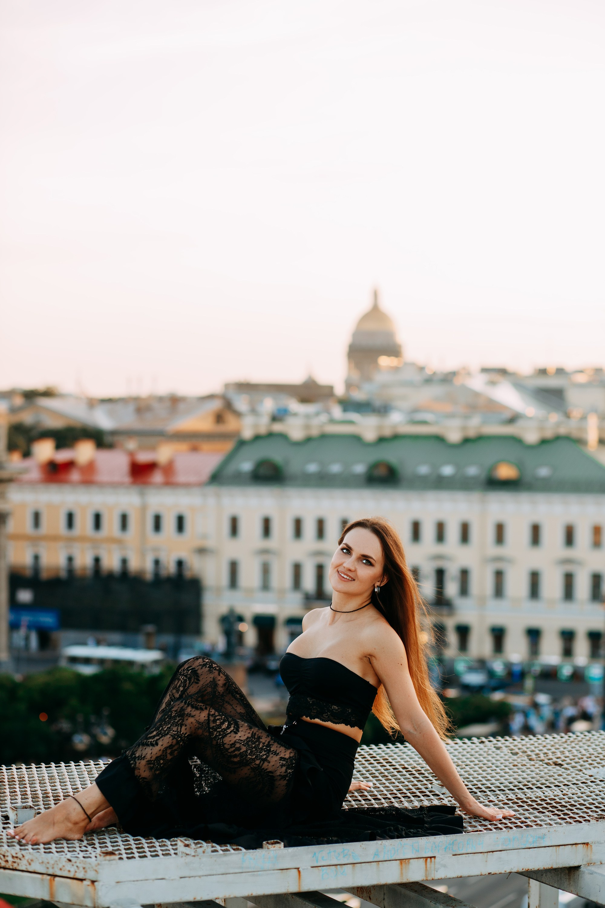 Крыша у Казанского и Зингера. Фотограф в Санкт-Петербурге Alina Film