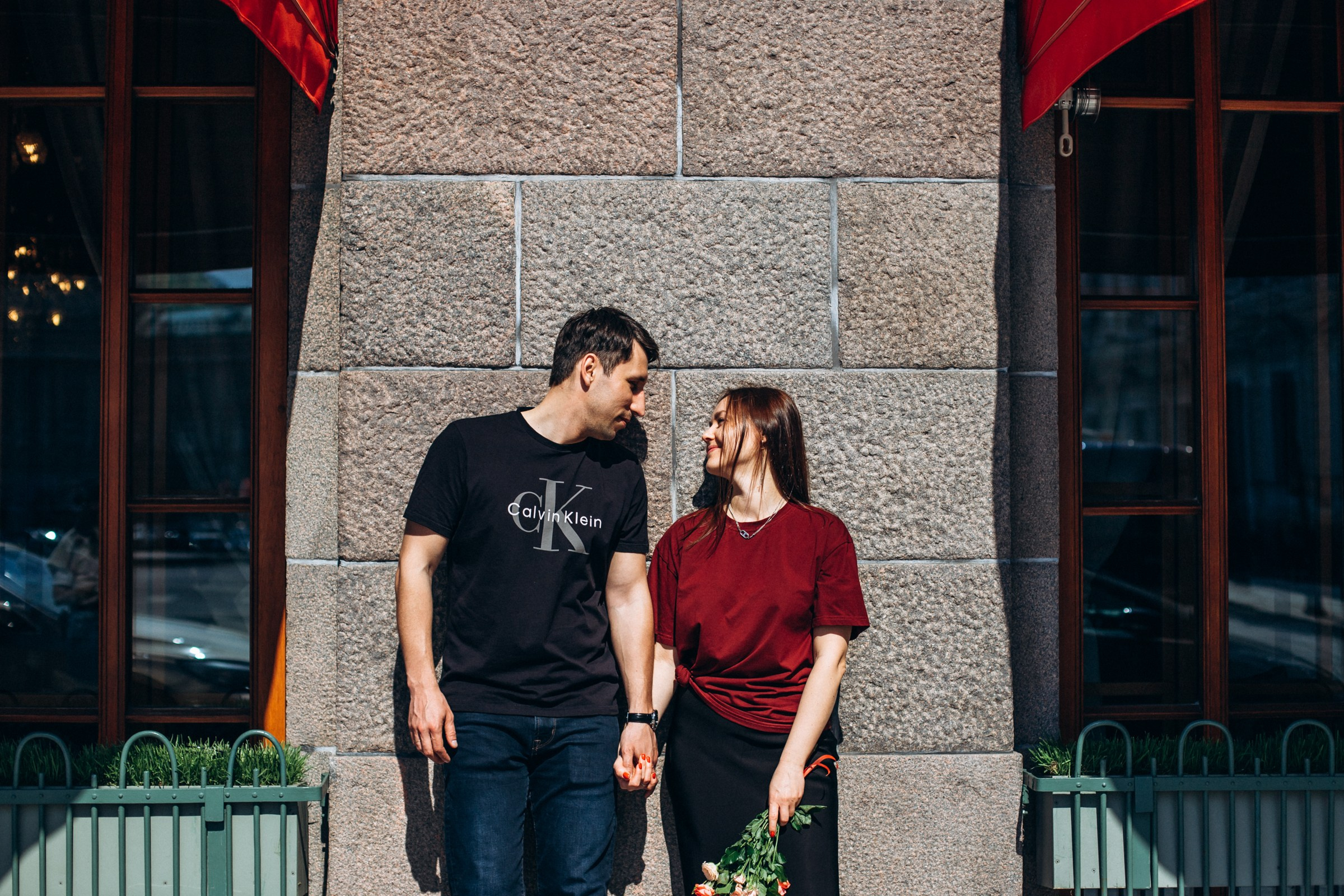 Сергей и Александра в мае. Фотопрогулка в Петербурге. Индивидуальный и семейный фотограф в Санкт-Петербурге