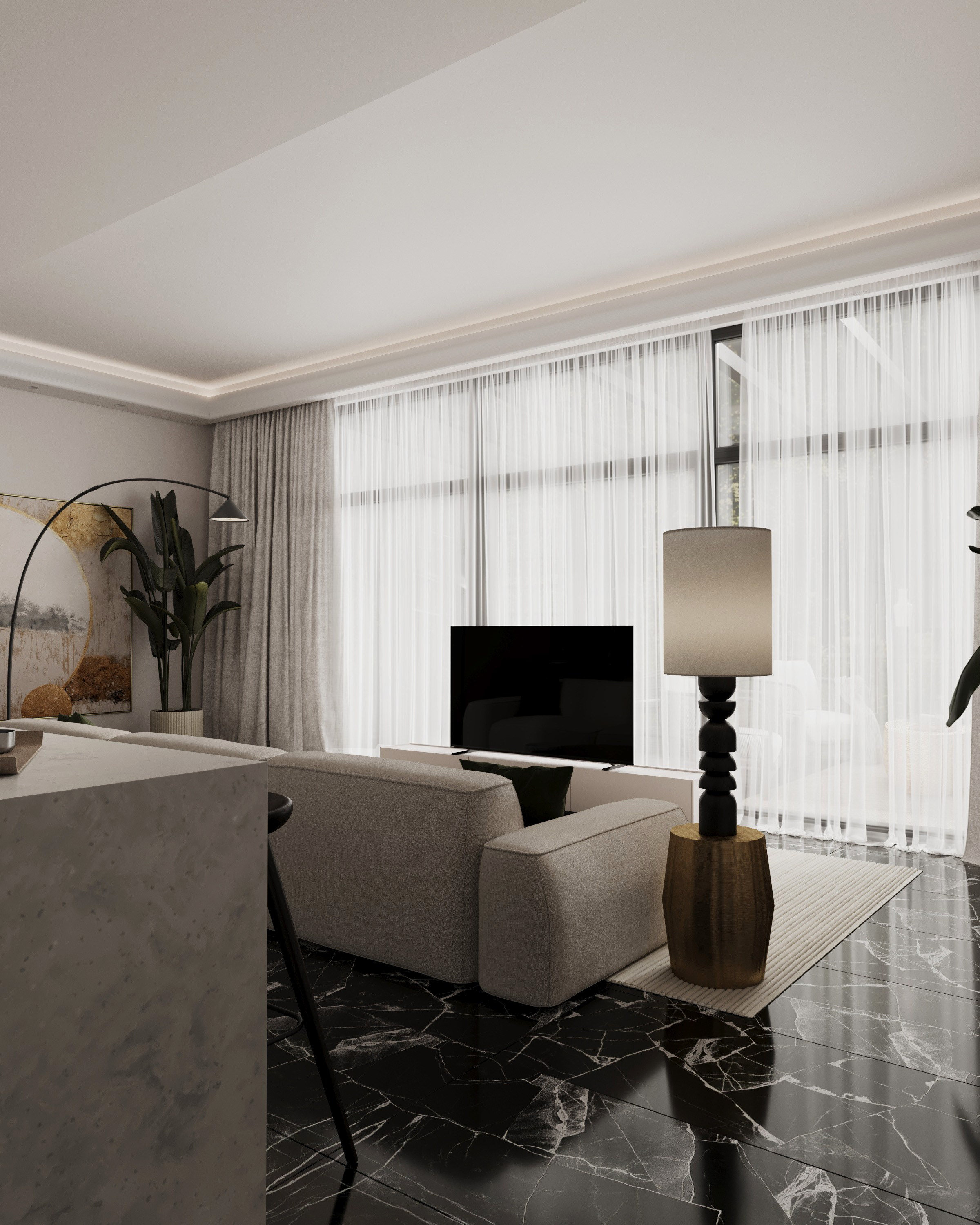 River Park | Guest house. Екатерина Коренева | 3d визуализация