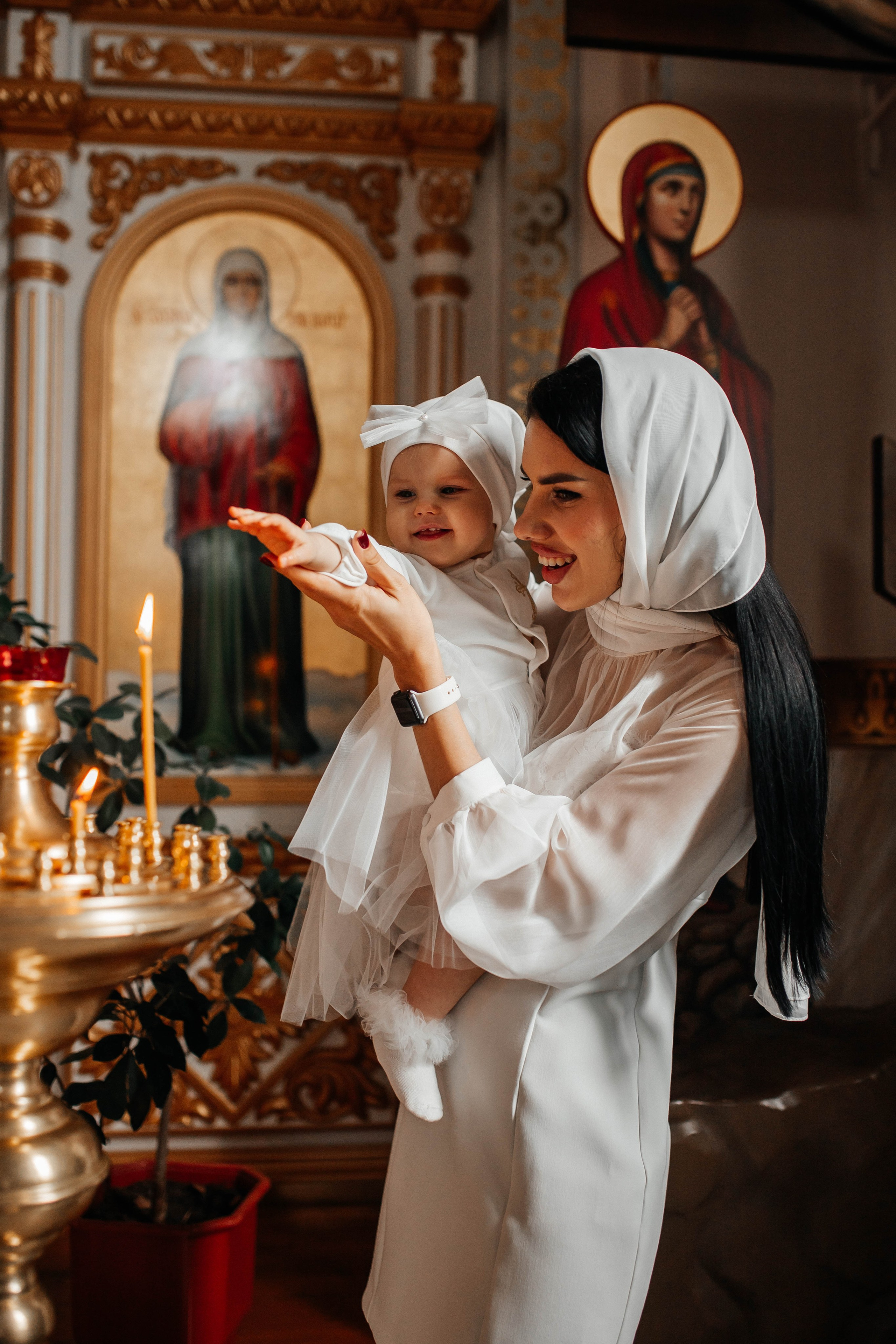 Крещение Каролины. Фотограф Сальск Катерина