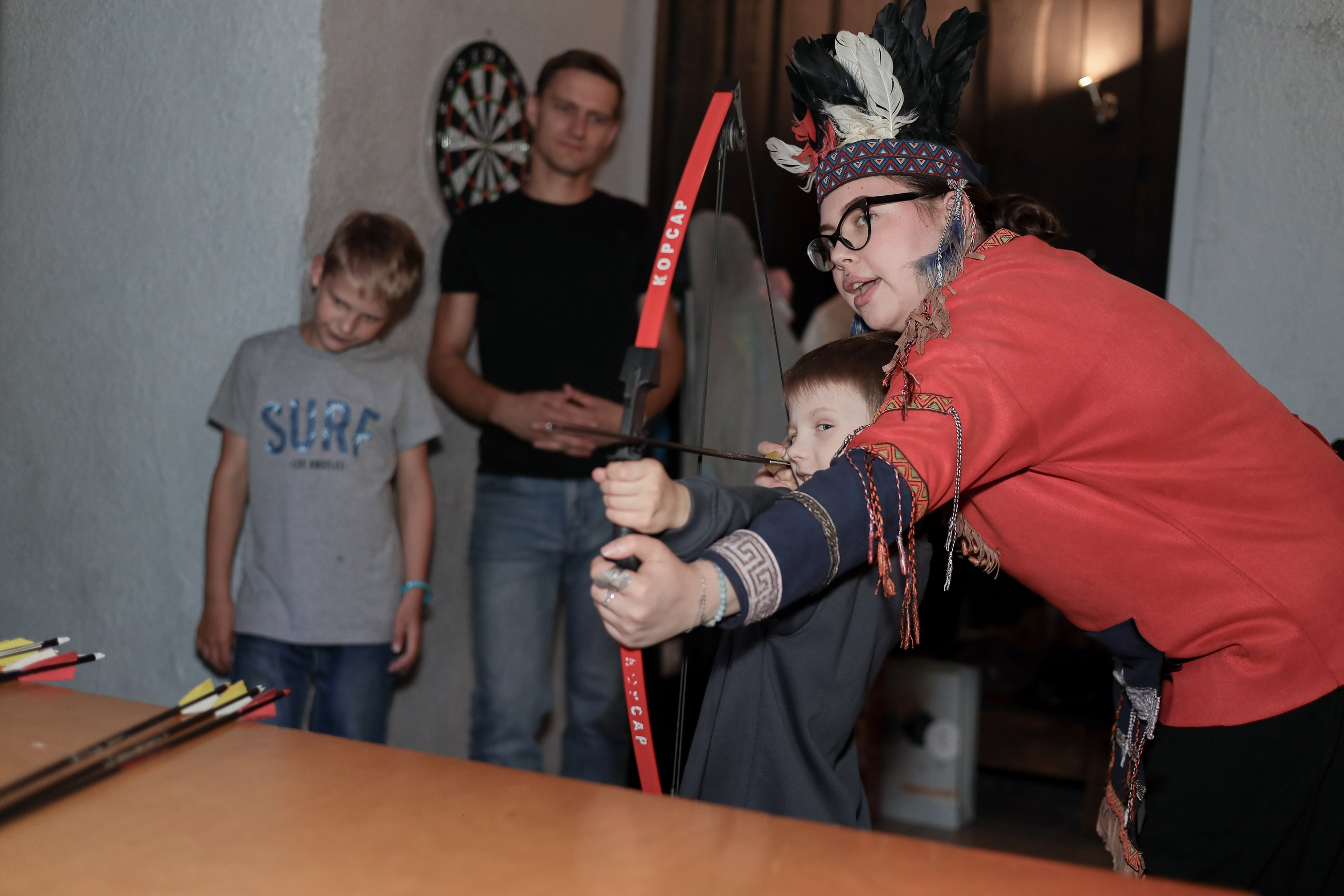 День рождение в стрелковом клубе. Фотограф Надршина Лилия