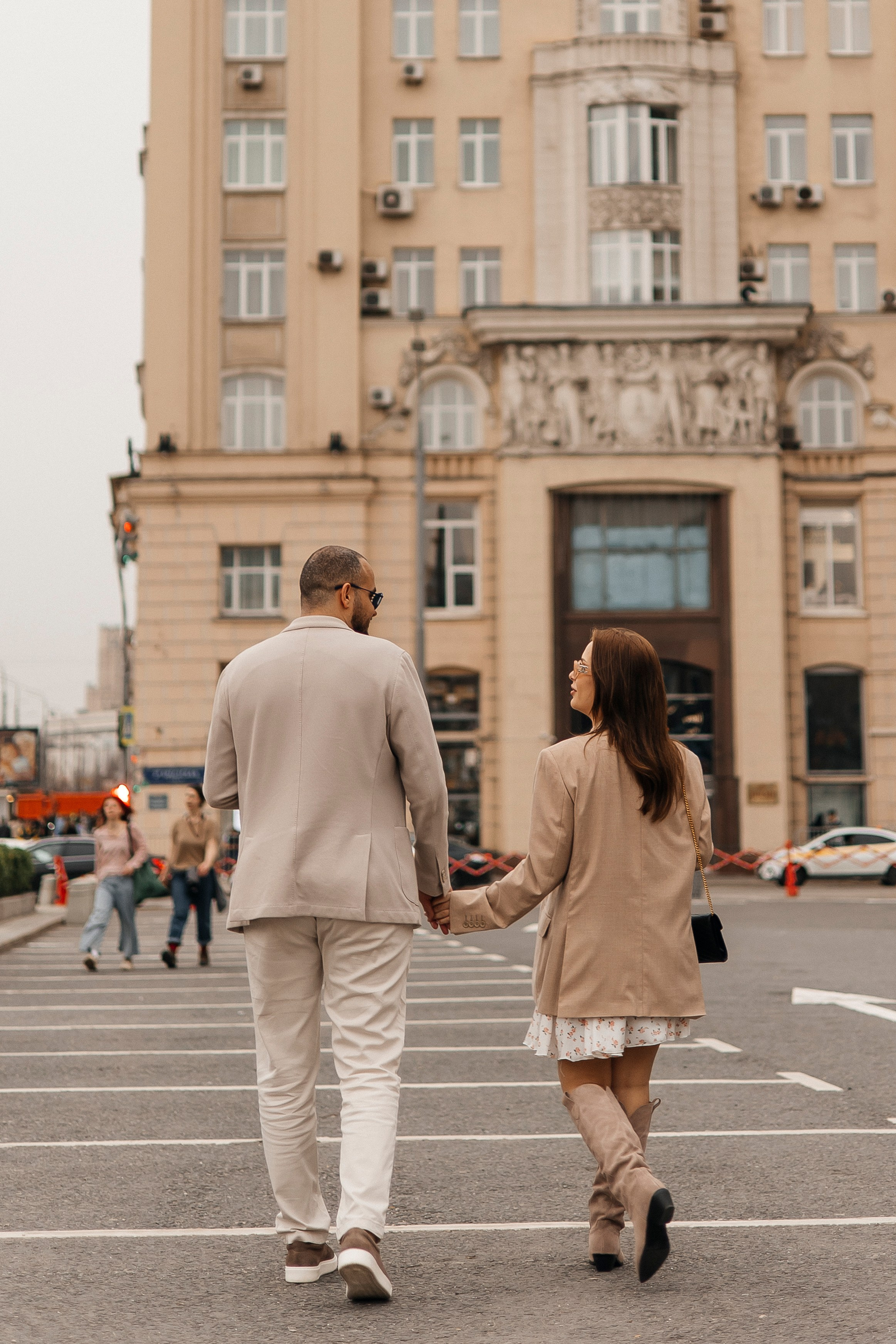 Анастасия и Мостафа (библиотека + прогулка). Фотограф в Москве Екатерина Потапова