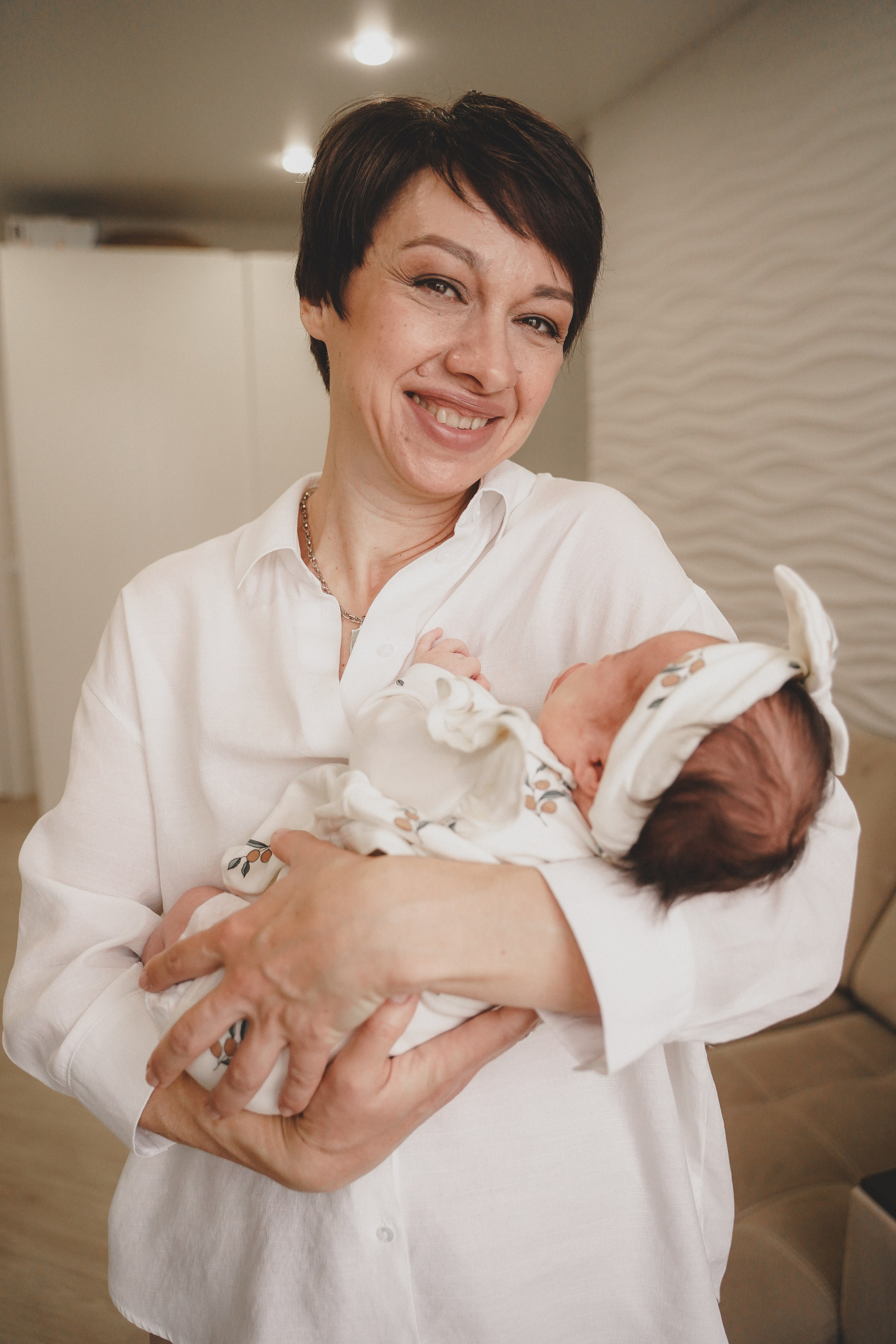 Домашняя фотосессия с младенцем. Семейный и женский фотограф в Краснодаре Анастасия Приймак