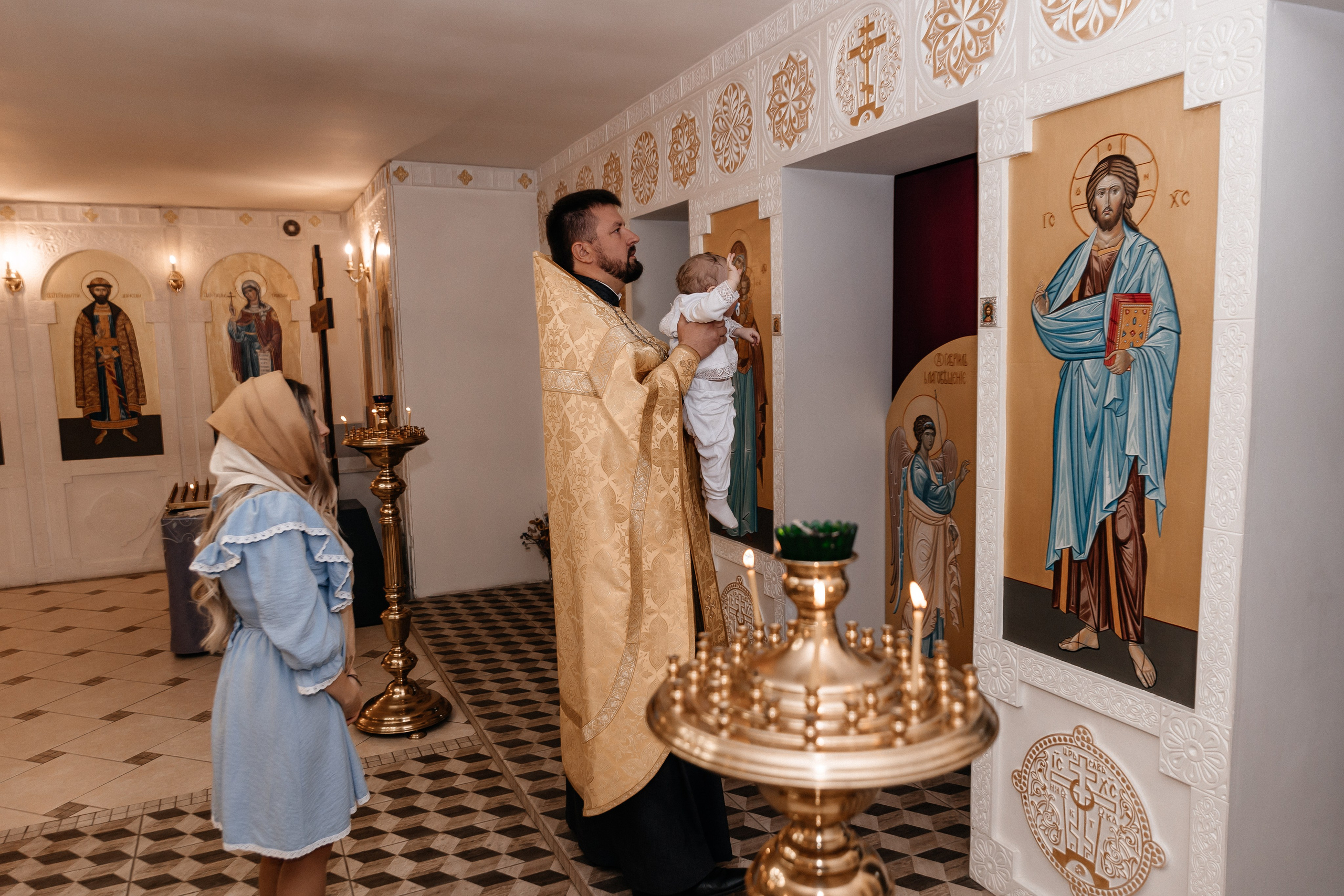 Крещение Влада. Семейный фотограф Минск Усова Ольга