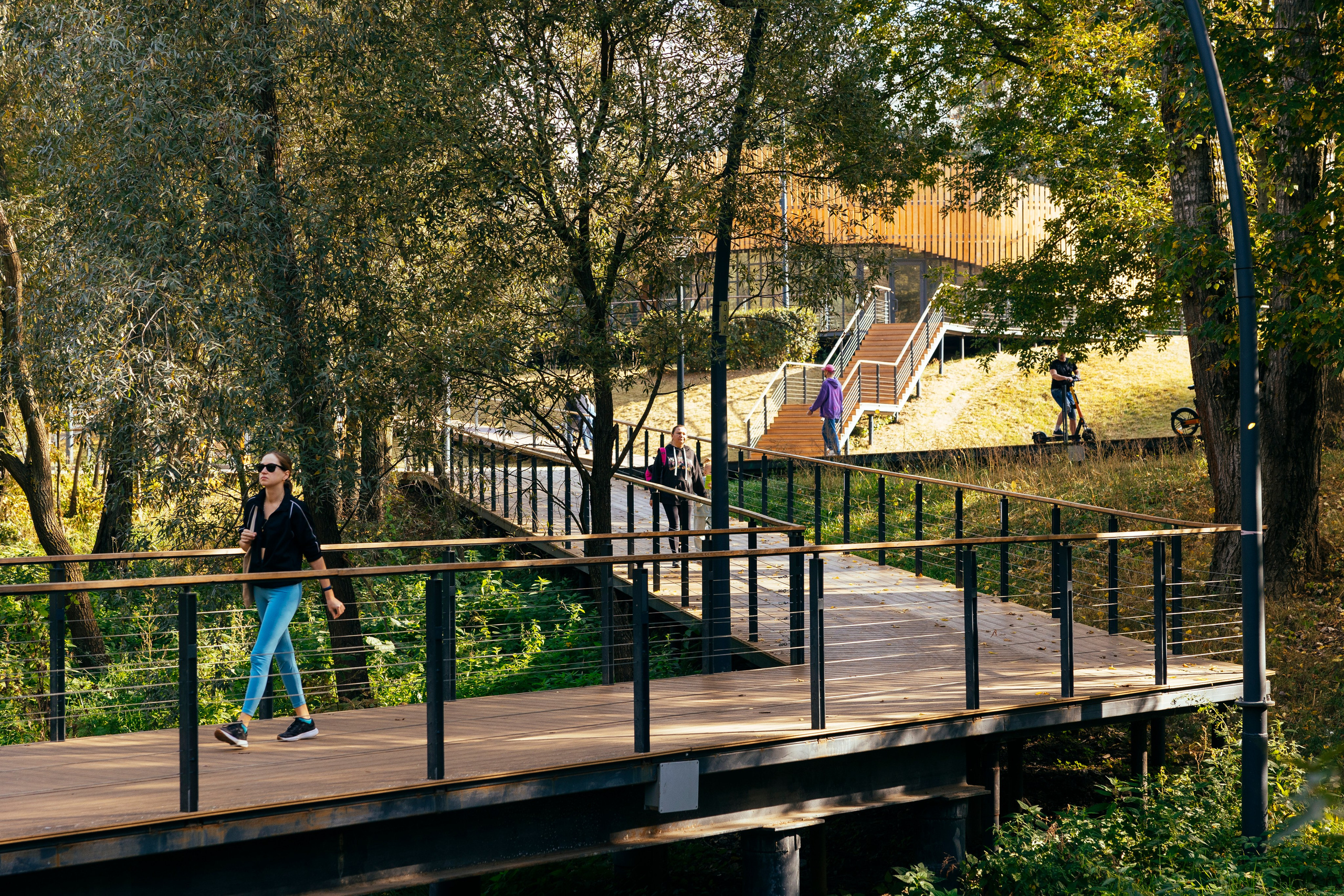 Фотосъемка для архитектурного бюро А4 «Парк Яуза». Фотограф Георгий Нигматулин