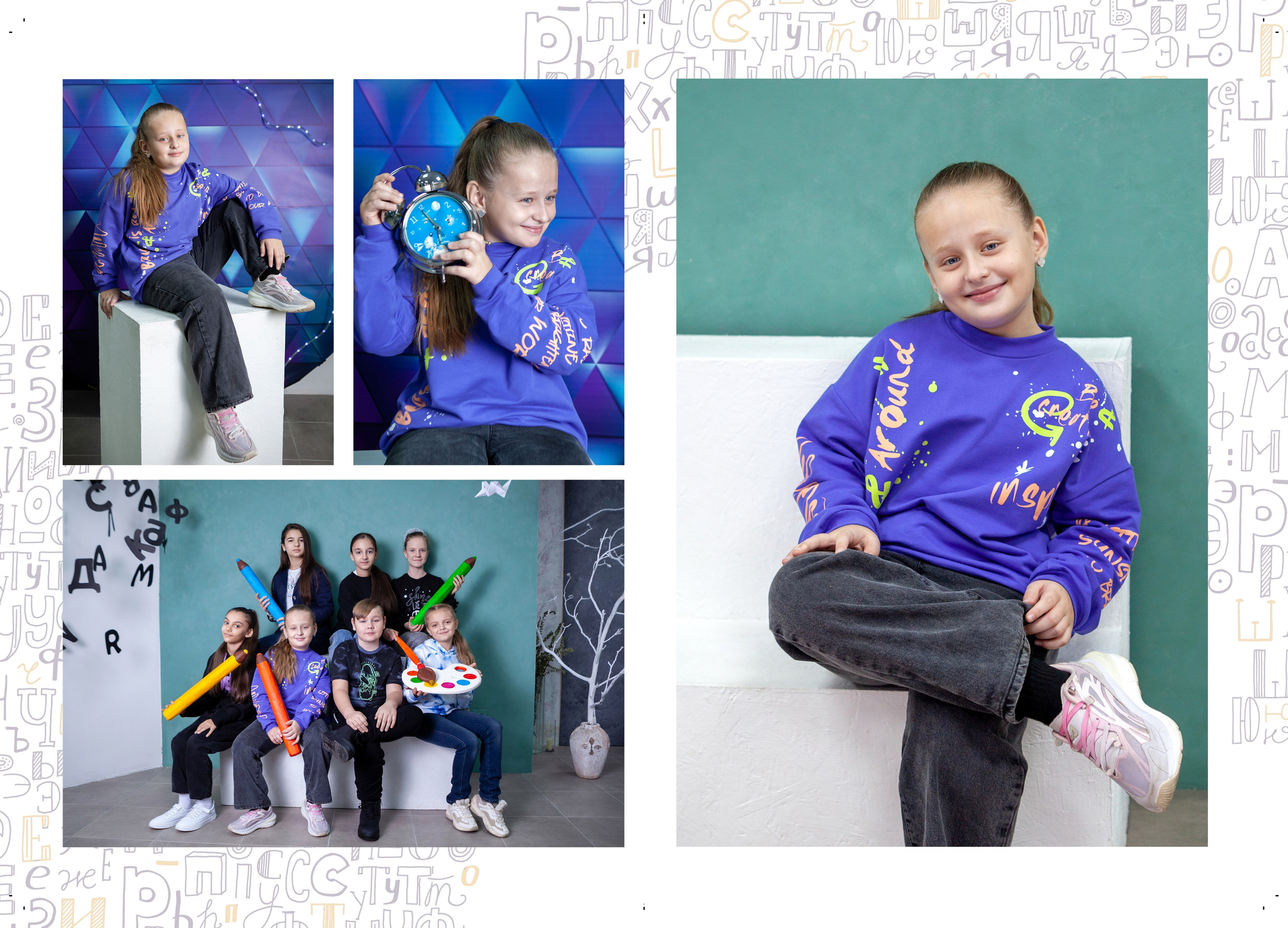 Выпускники- 4 класс. Фотограф Алена Кузнецова  г. Ростов-на-Дону