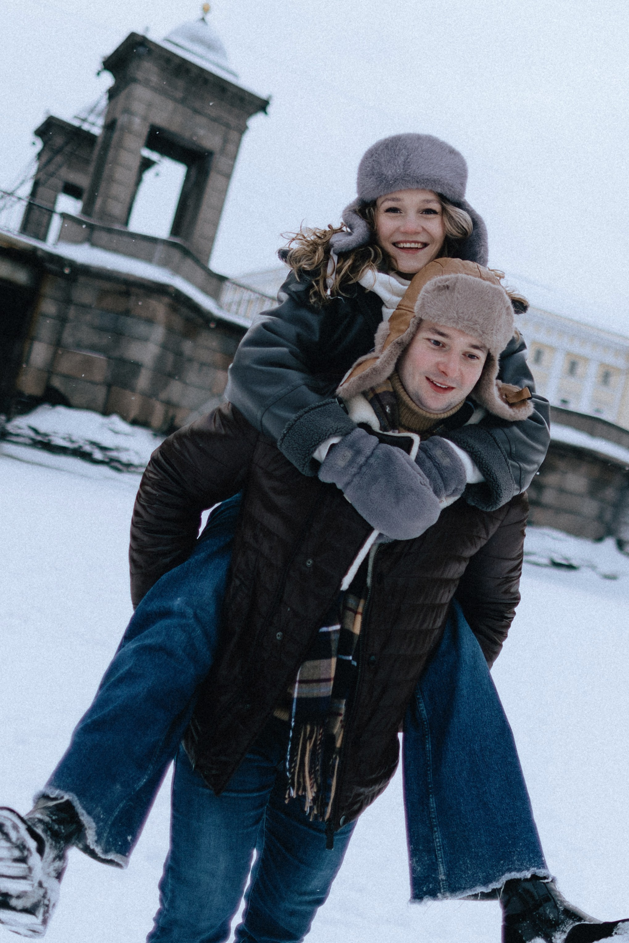 Зима на Фонтанке. Юлия Анисимова — свадебный и семейный фотограф в Санкт-Петербурге