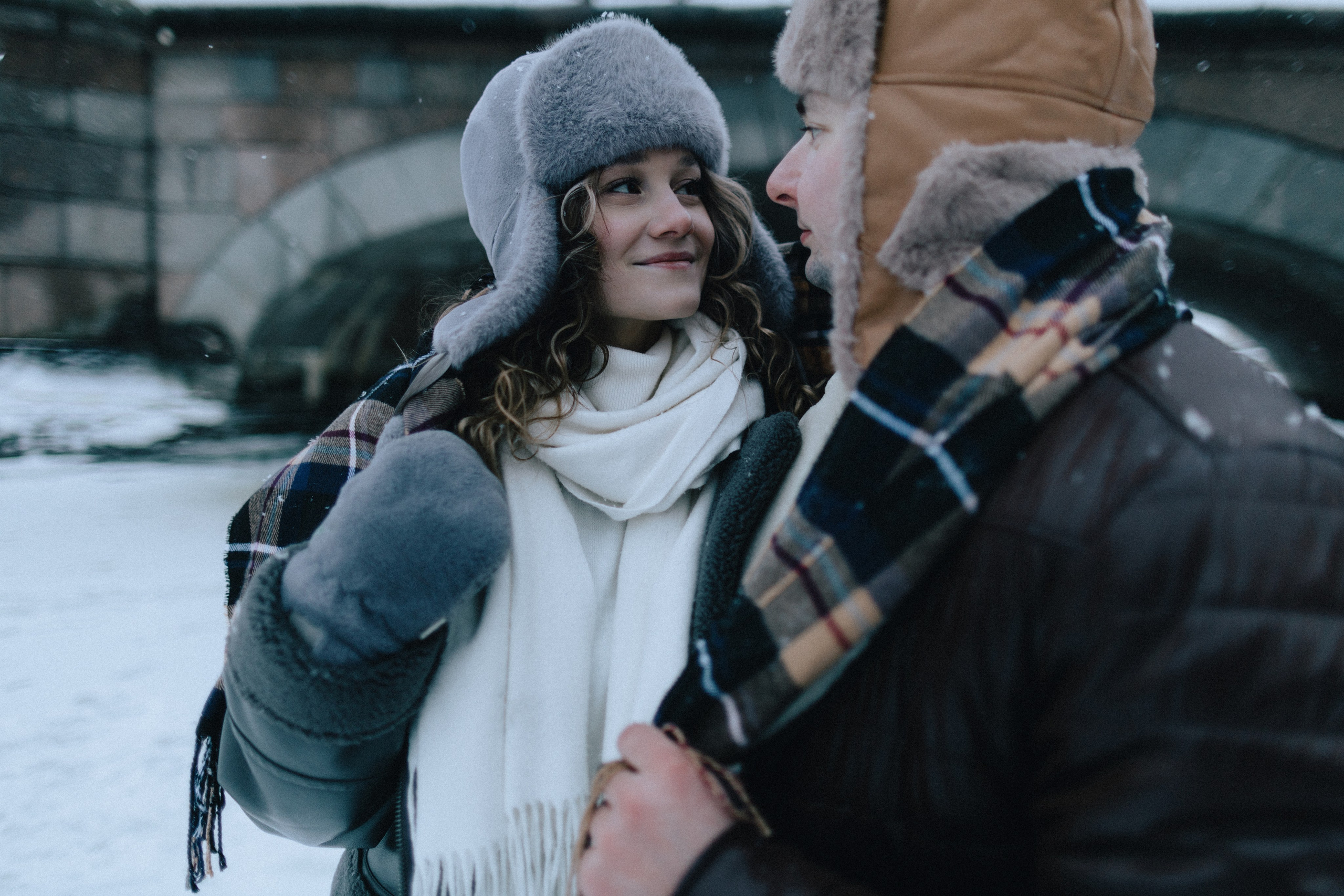 Зима на Фонтанке. Юлия Анисимова — свадебный и семейный фотограф в Санкт-Петербурге