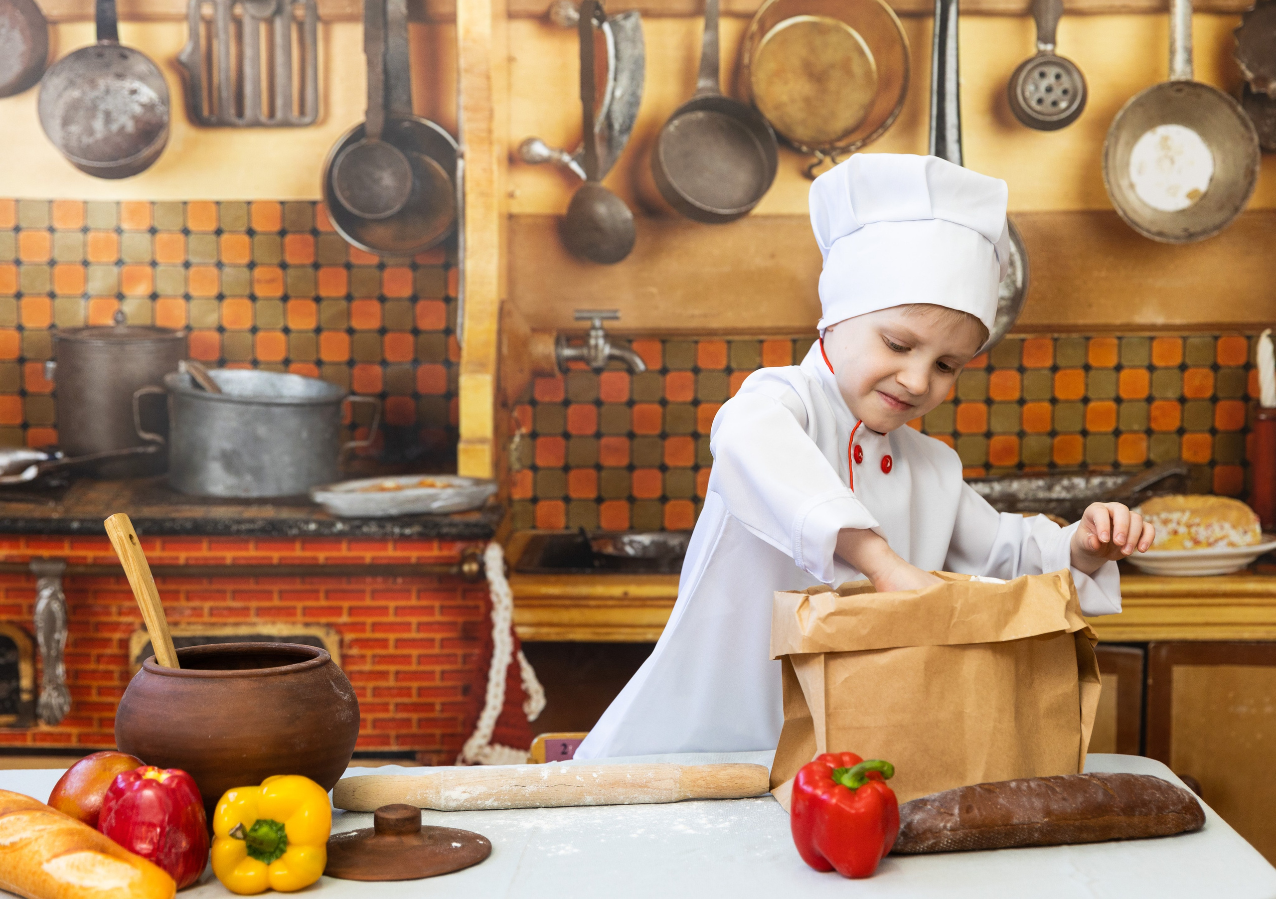 Тематическая «Поварята». Семейный, детский, школьный фотограф в Благовещенске Яна Белоусова