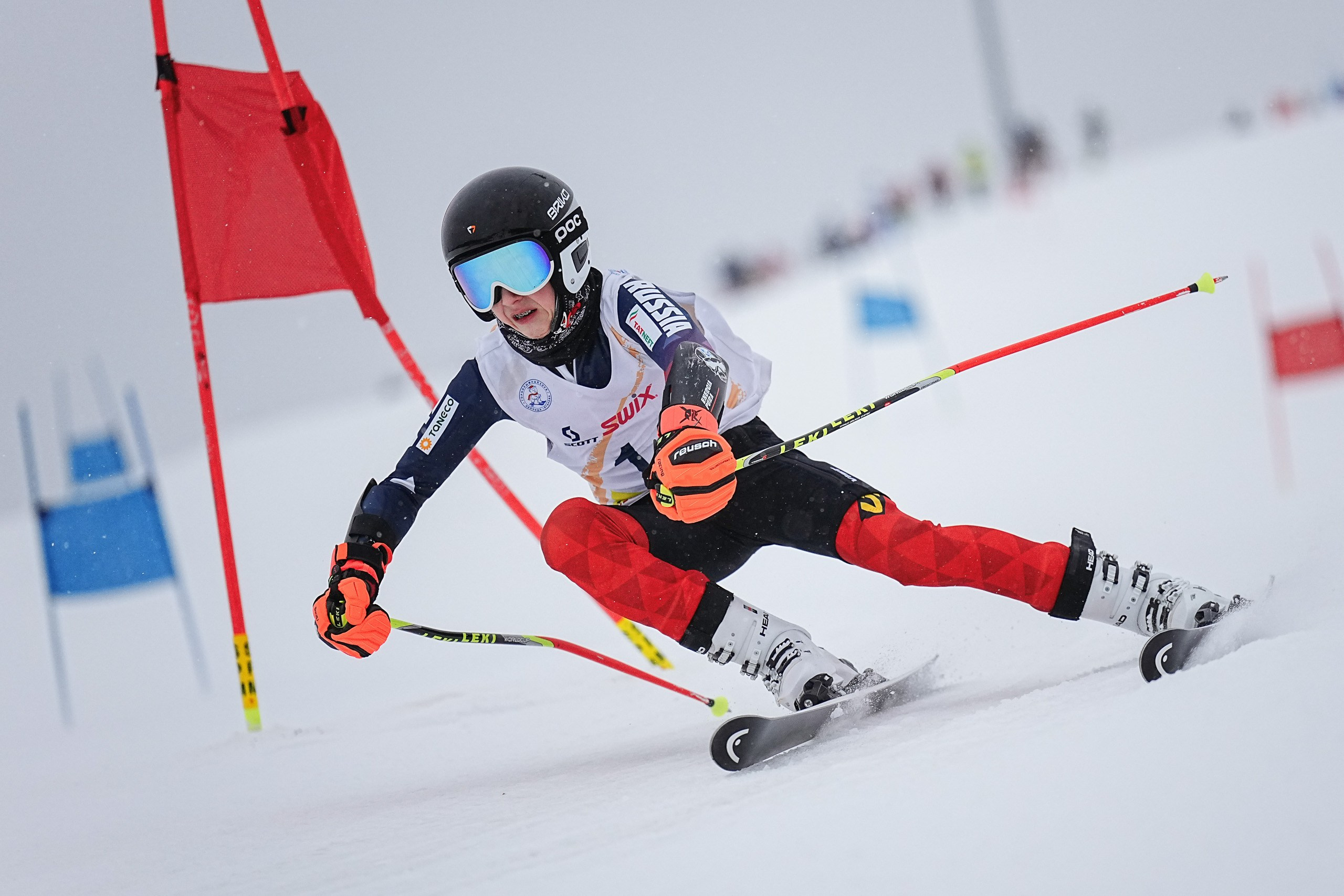 Горные лыжи. Первенство Центрального Федерального Округа. GS U16 Шуколово. Фотограф Студитский Евгений