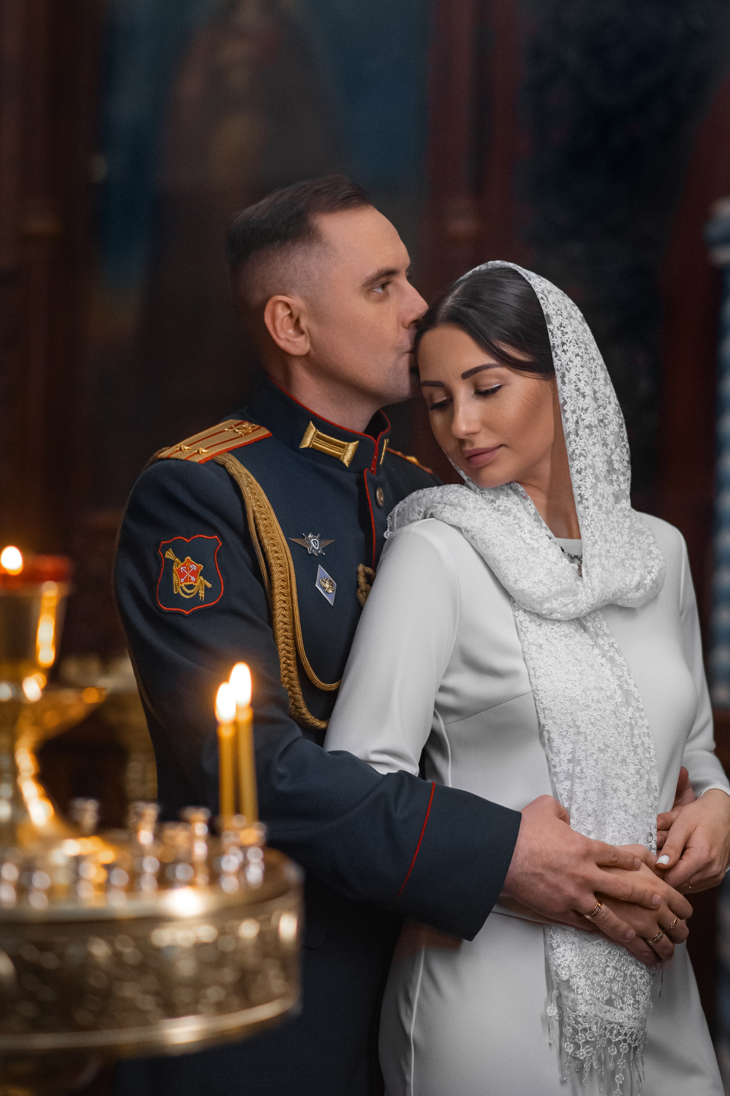 Венчание в Феодоровском государевом соборе (Пушкин). Фотограф на крещение и венчание, семейный фотограф в Санкт-Петербурге