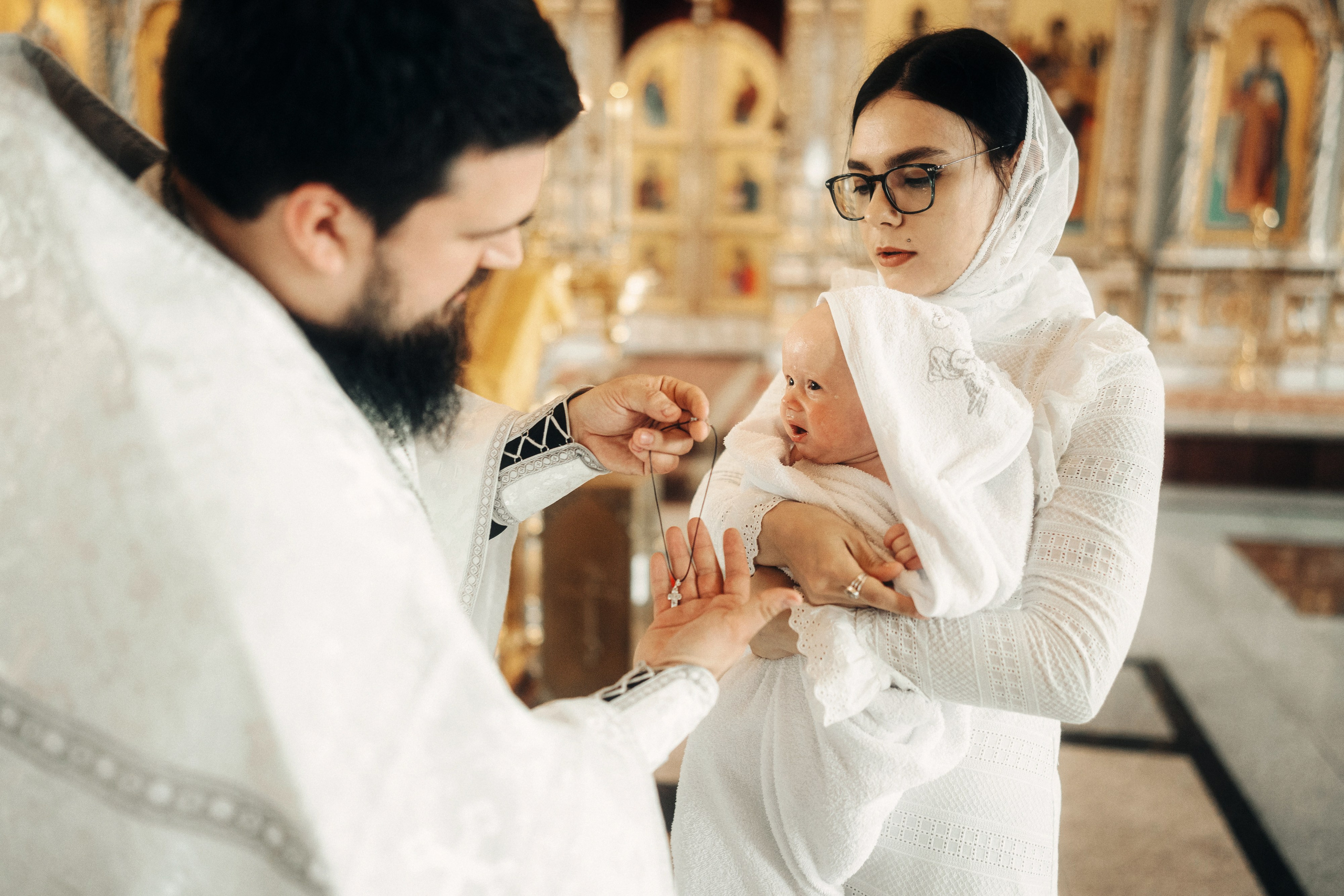 Крещение в храме Всецарица. Свадебный и репортажный фотограф в Воронеже Роман Янко