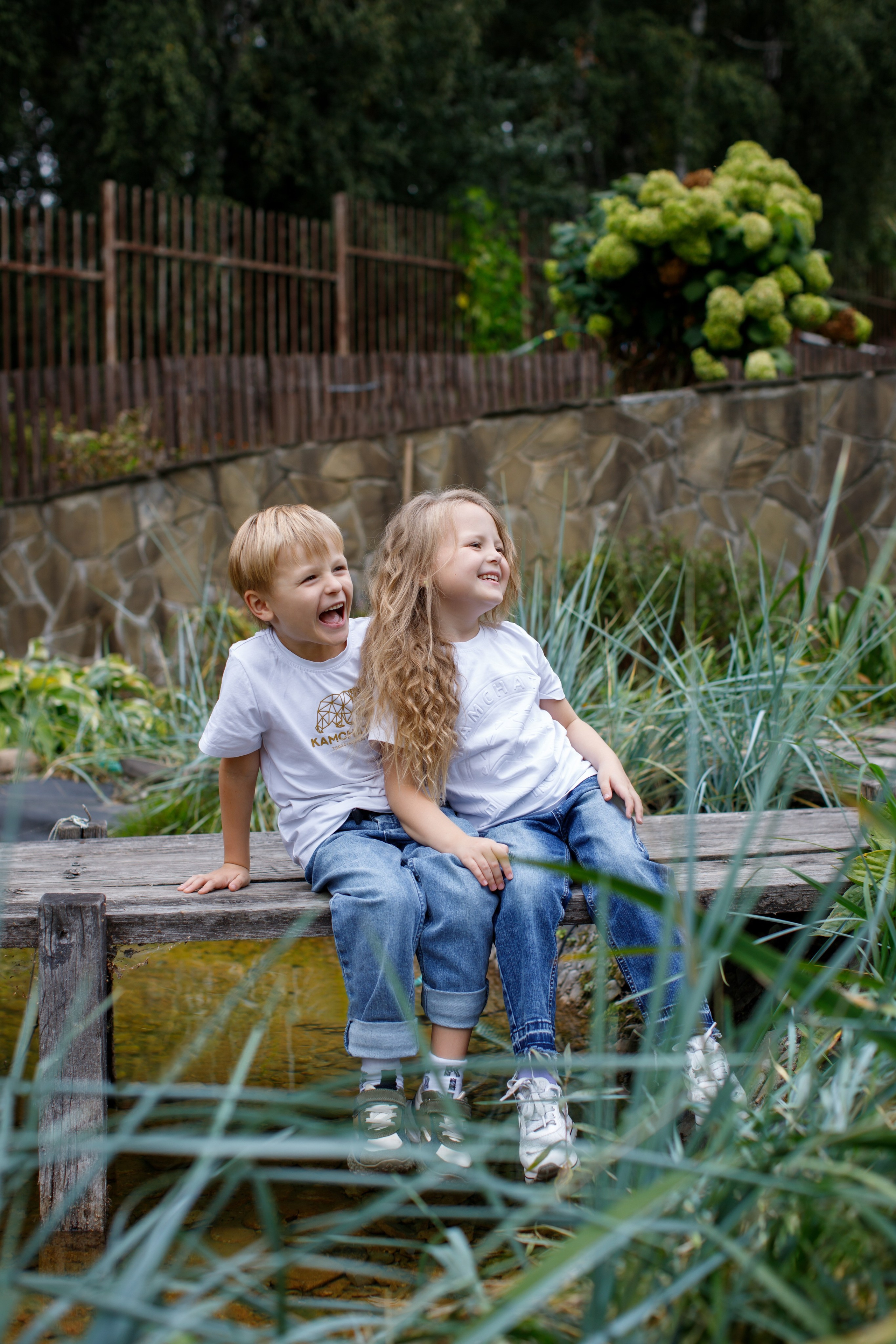 У прудика. Детский и семейный фотограф Мария Киселёва. Москва