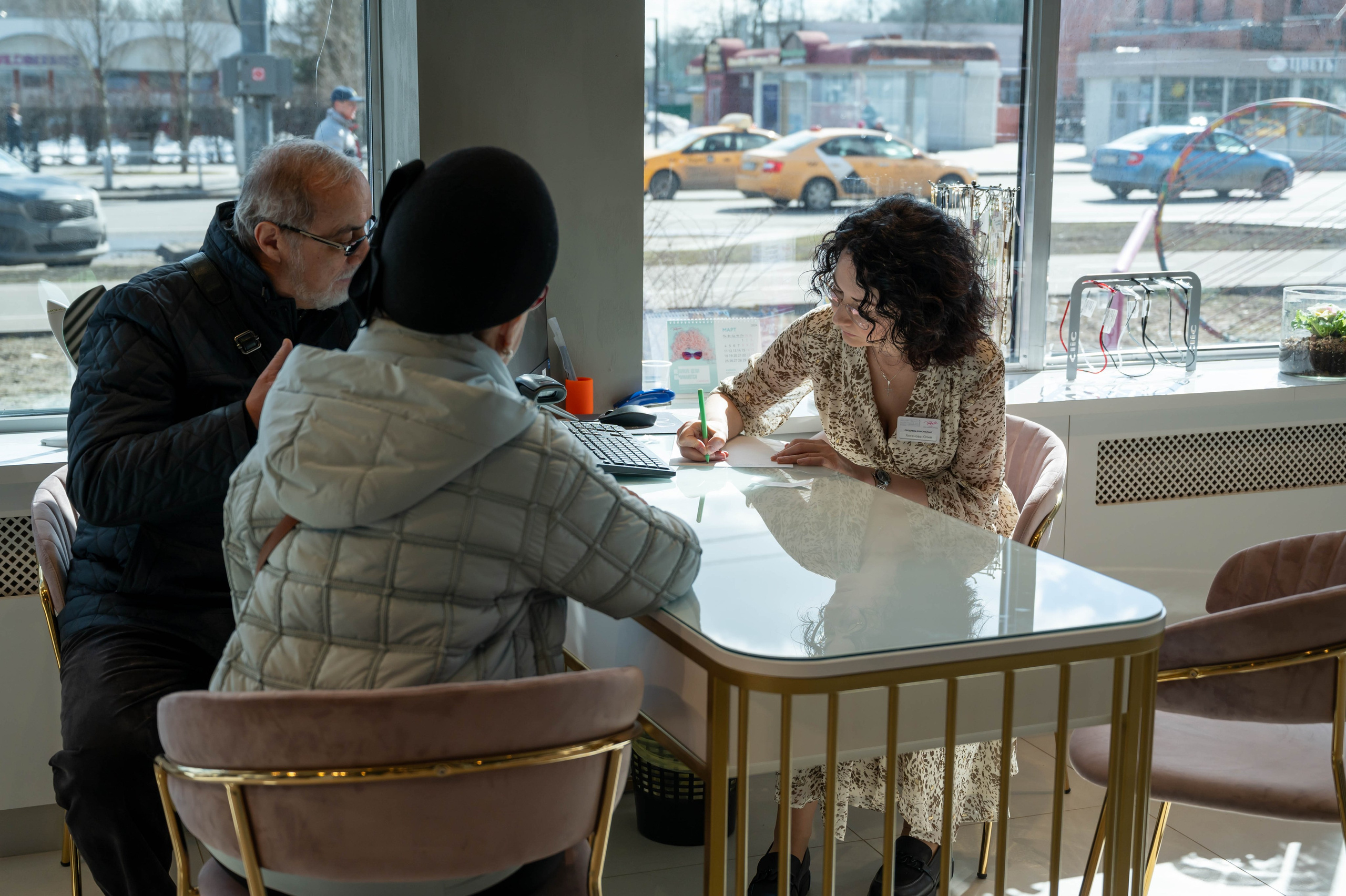 Съёмка открытия оптики