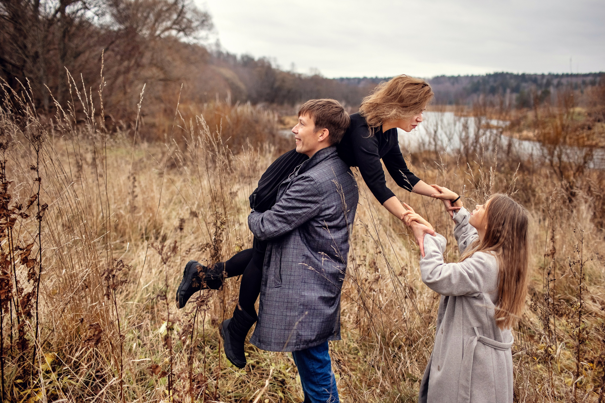 Лёша, Вика и Василиса. Детский и семейный фотограф в Москве Анна Ипатьева