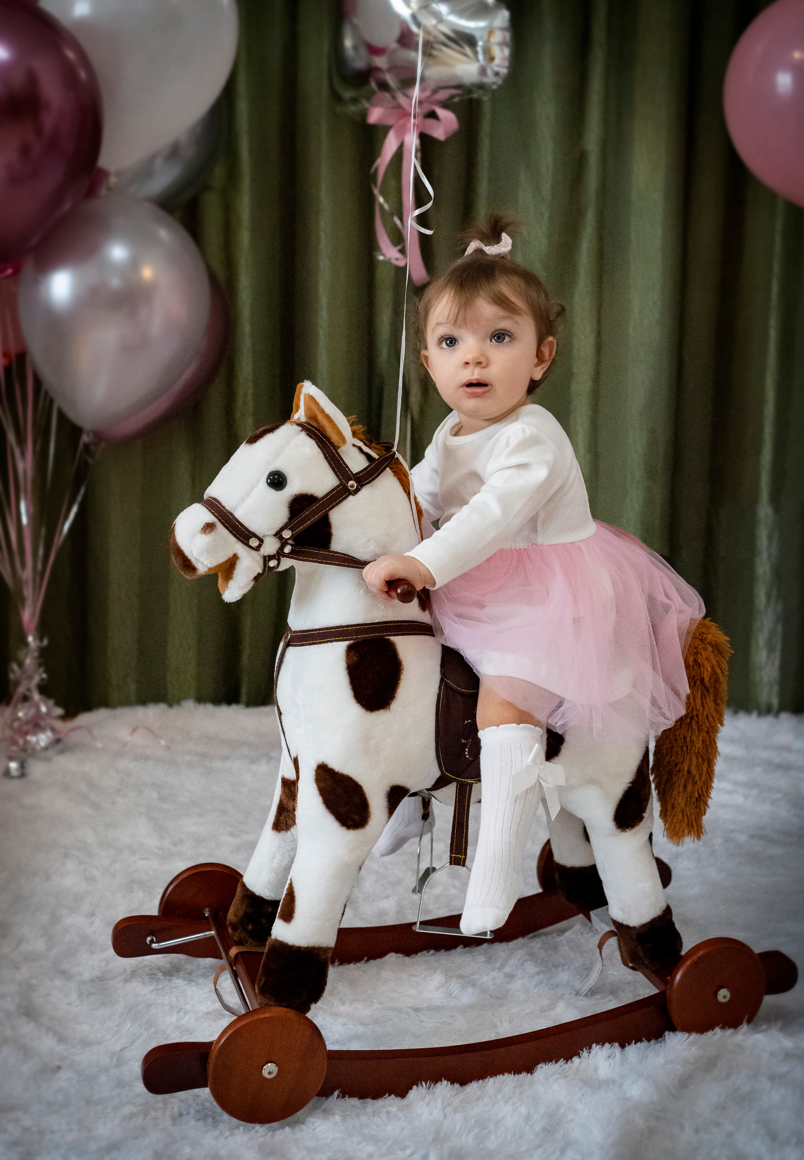 День Рождения Адель 1 год: фотосессия дома. Детский и семейный фотограф в Москве Евгения Киеза