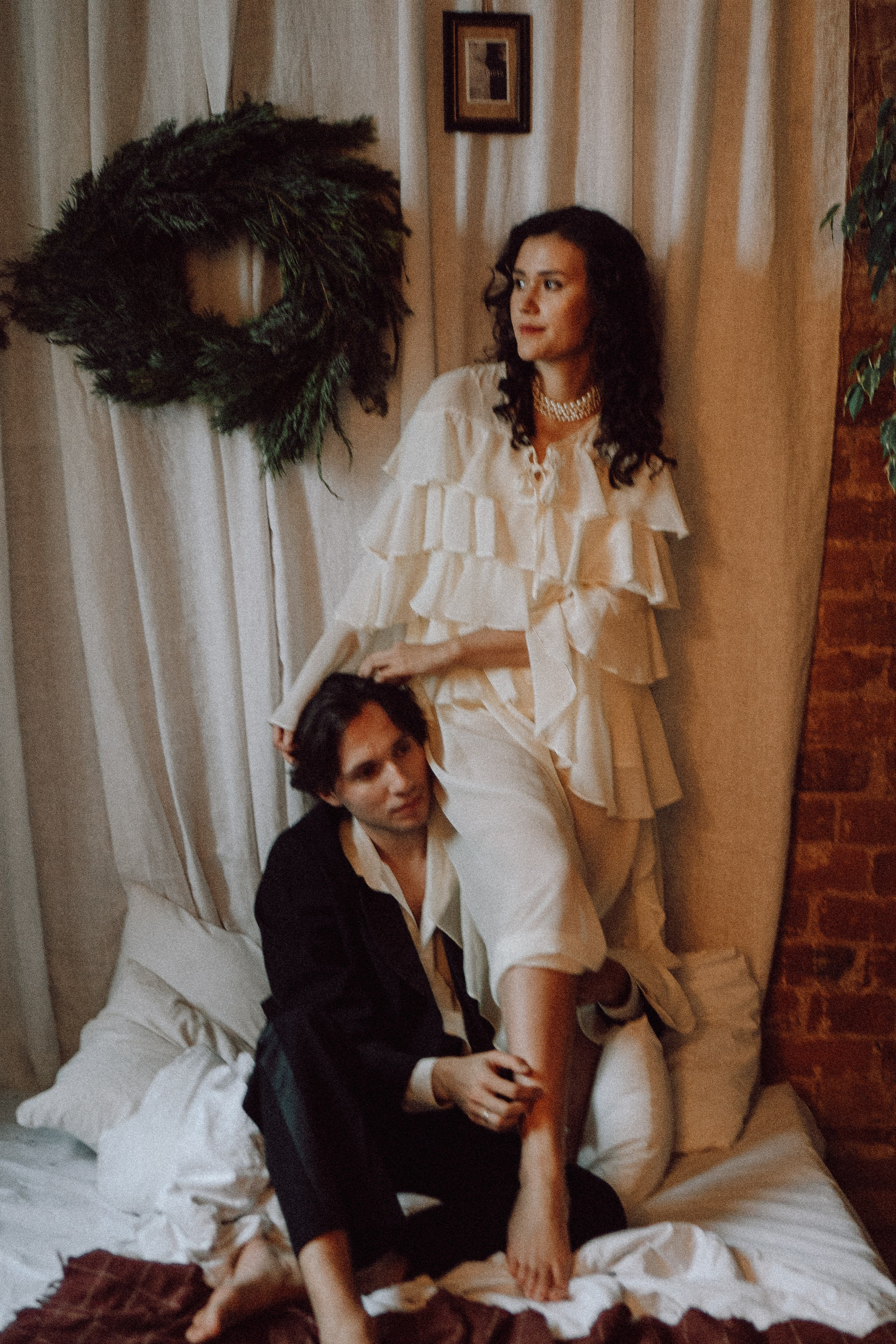 УТРО ЖЕНИХА И НЕВЕСТЫ В ФОТОСТУДИИ И ОСНОВНАЯ ФОТОСЕСИСИЯ ЗИМОЙ. Профессиональный фотограф, Санкт-Петербург — Виктория Богомолова