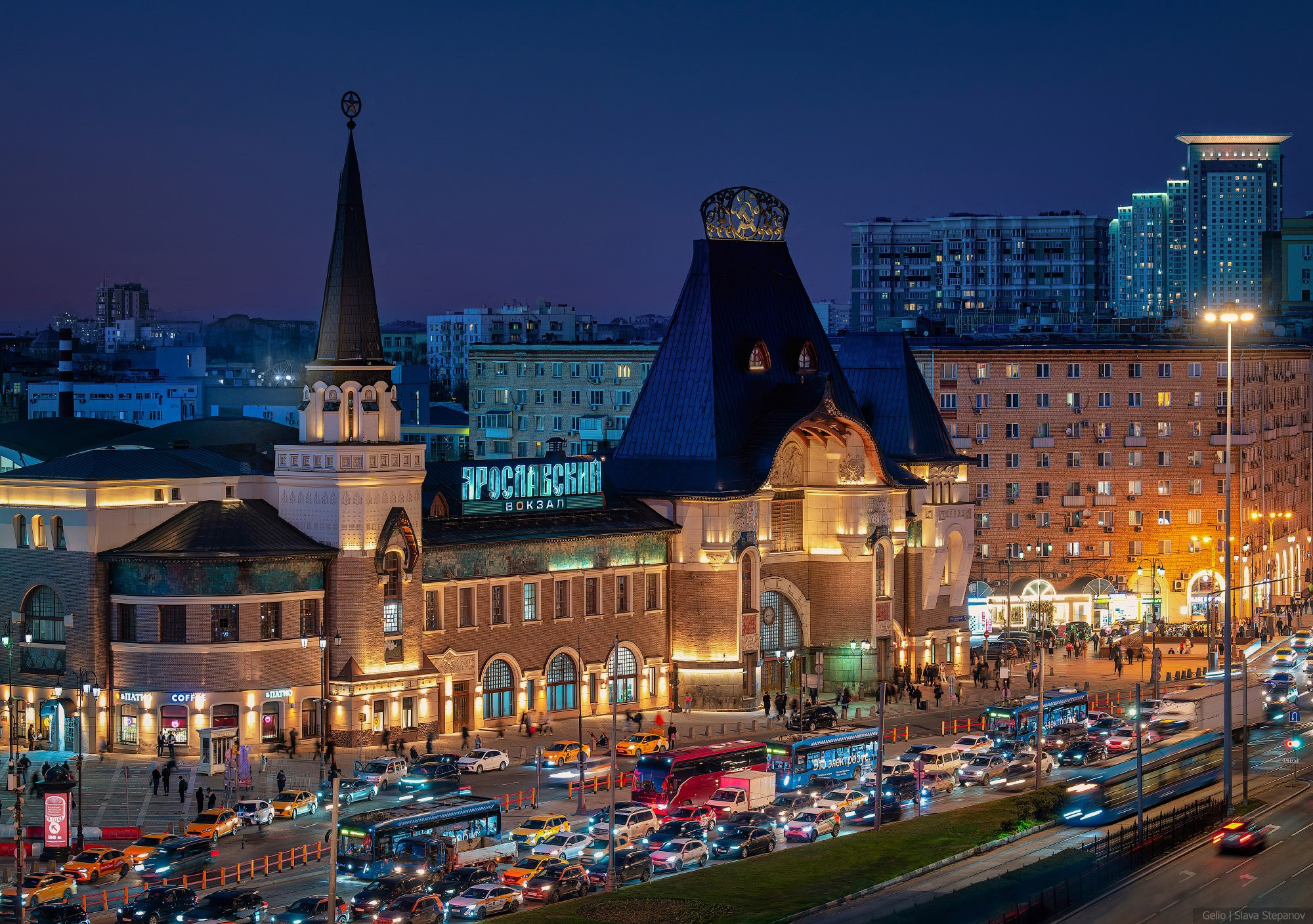 Ярославский вокзал в Москве
