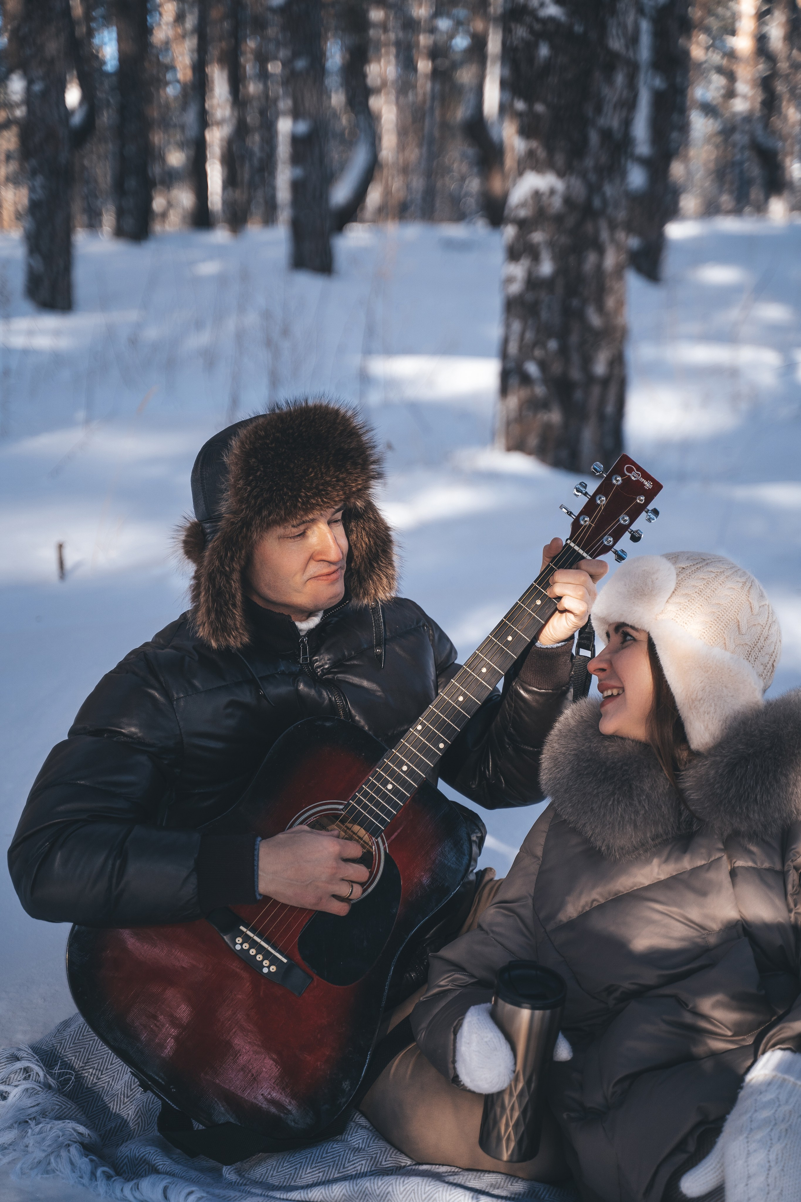 Зимняя lovestory для Витали и Оли. Фотограф в Самаре Екатерина Кроз