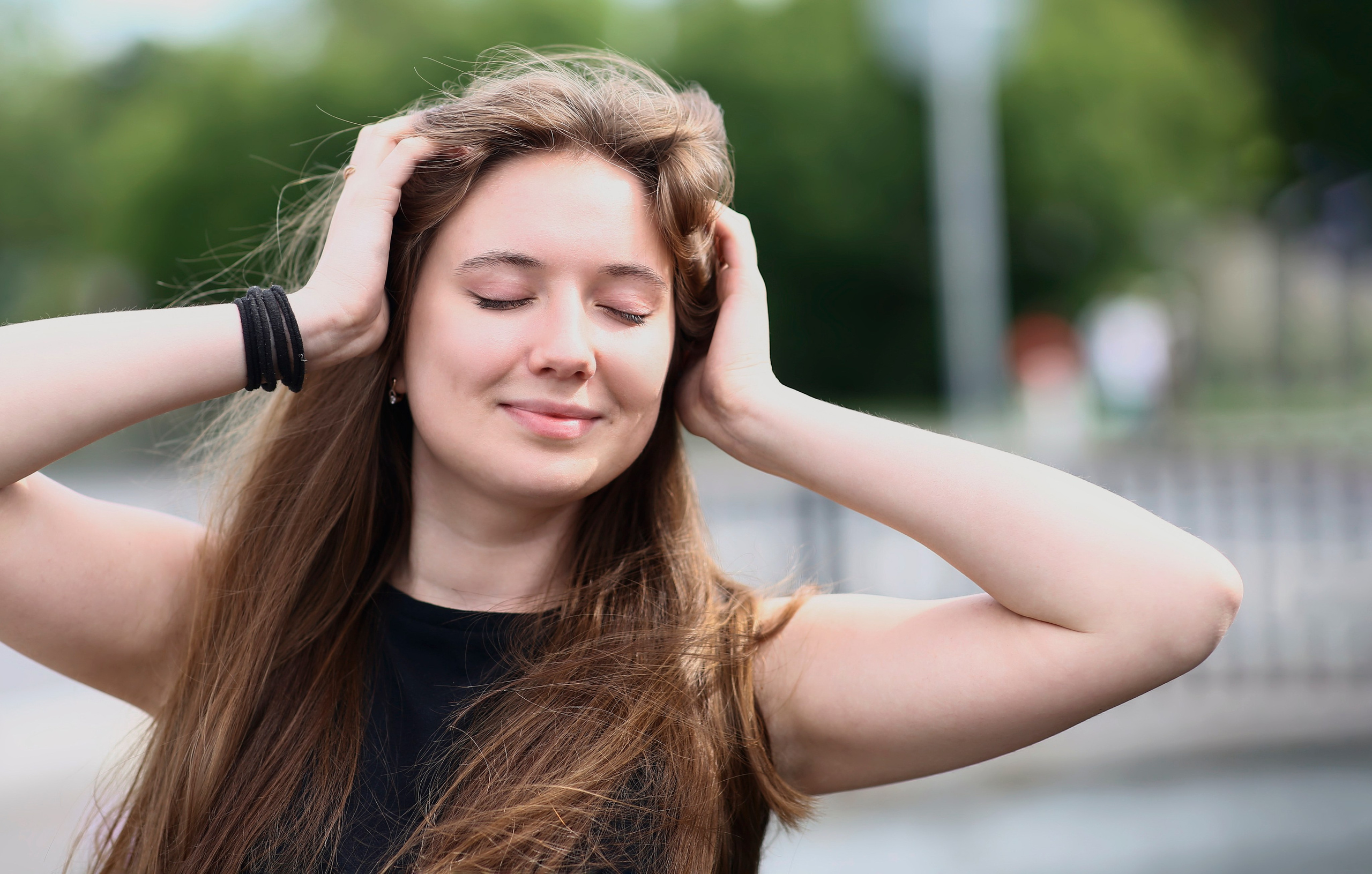 Съемки на улице