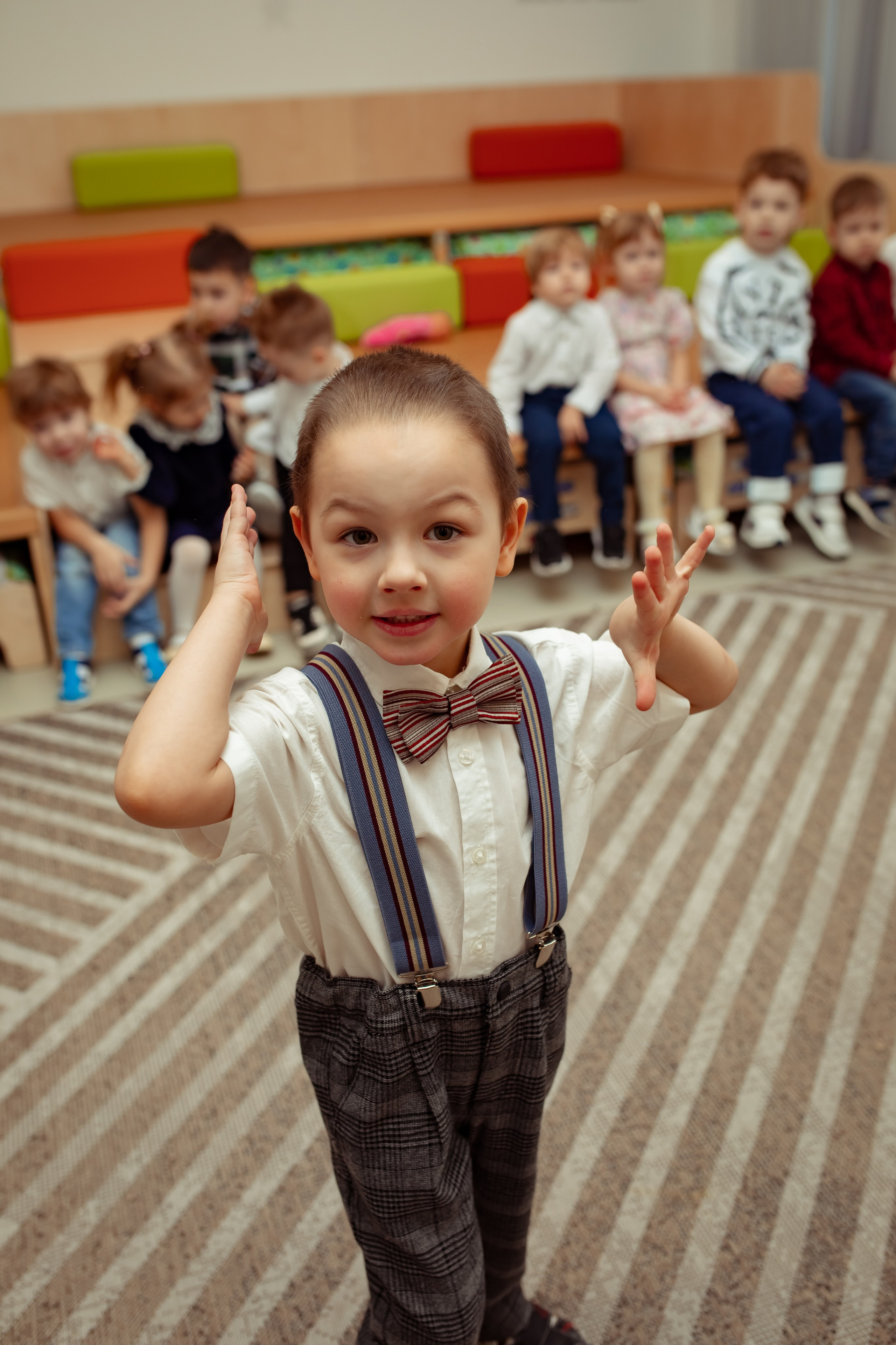 Праздник весны в детском саду. Семейный и детский фотограф в Москве Дорогова Екатерина